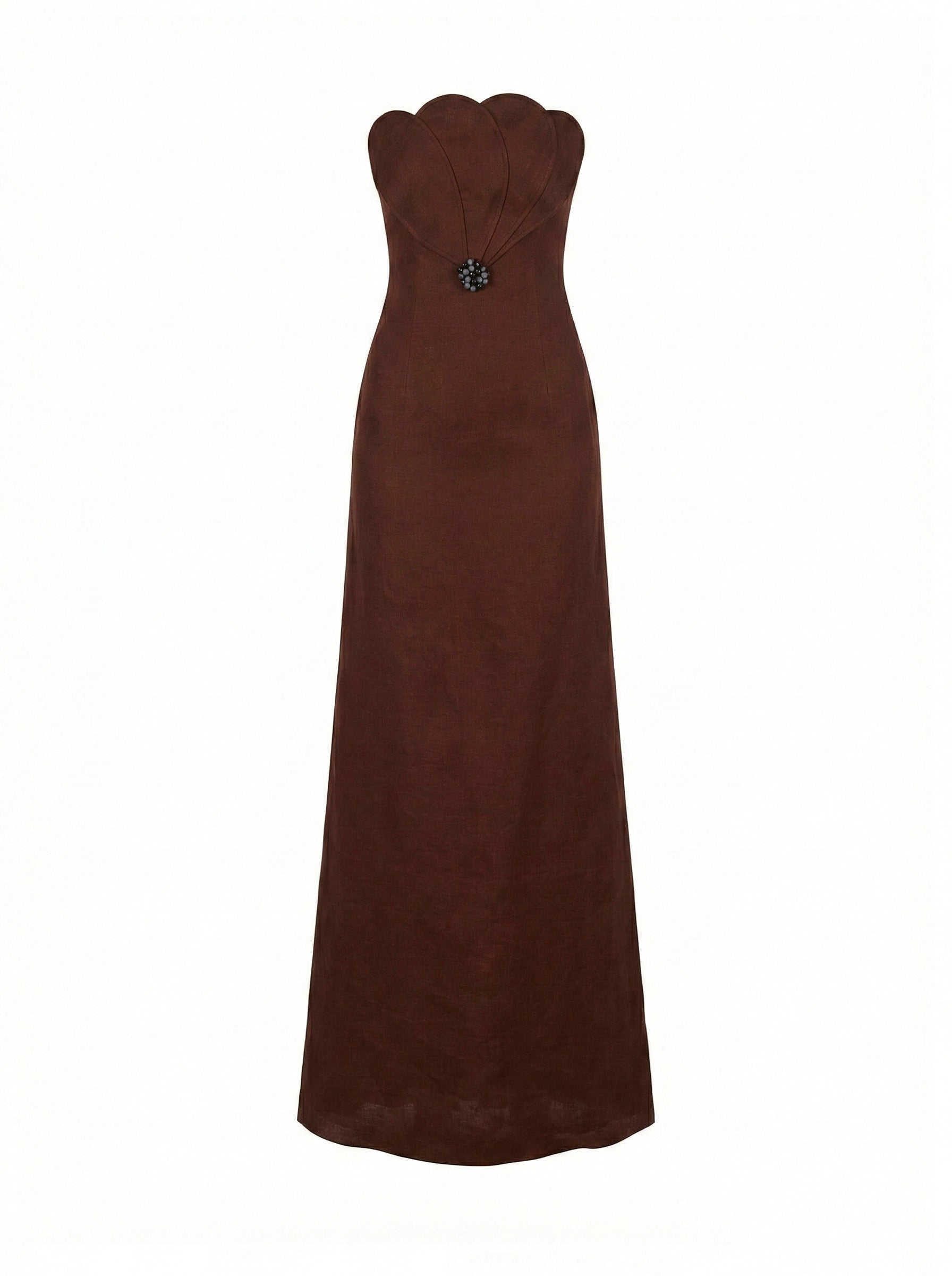 BIANCA DRESS UMBER BROWN BIANCA DRESS UMBER BROWN