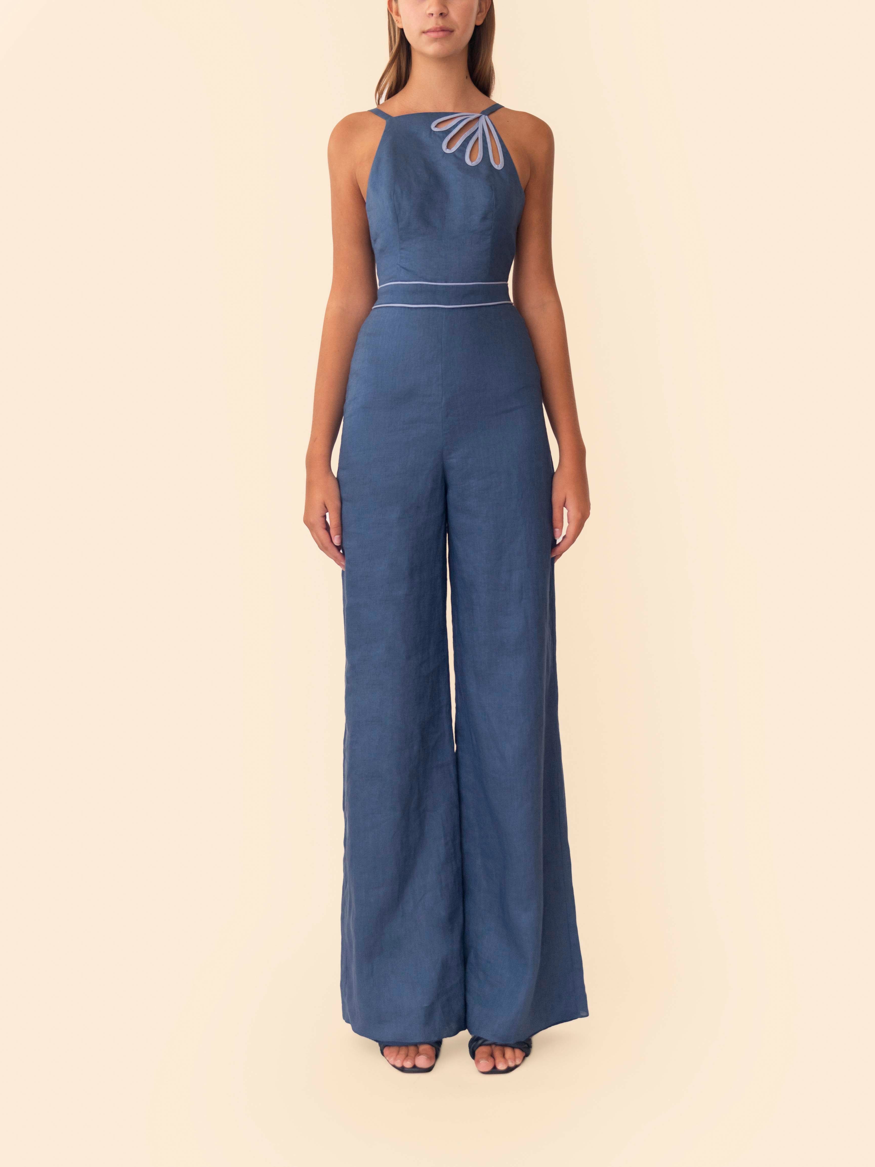 Elia Jumpsuit Navy - s Elia Jumpsuit Navy - s