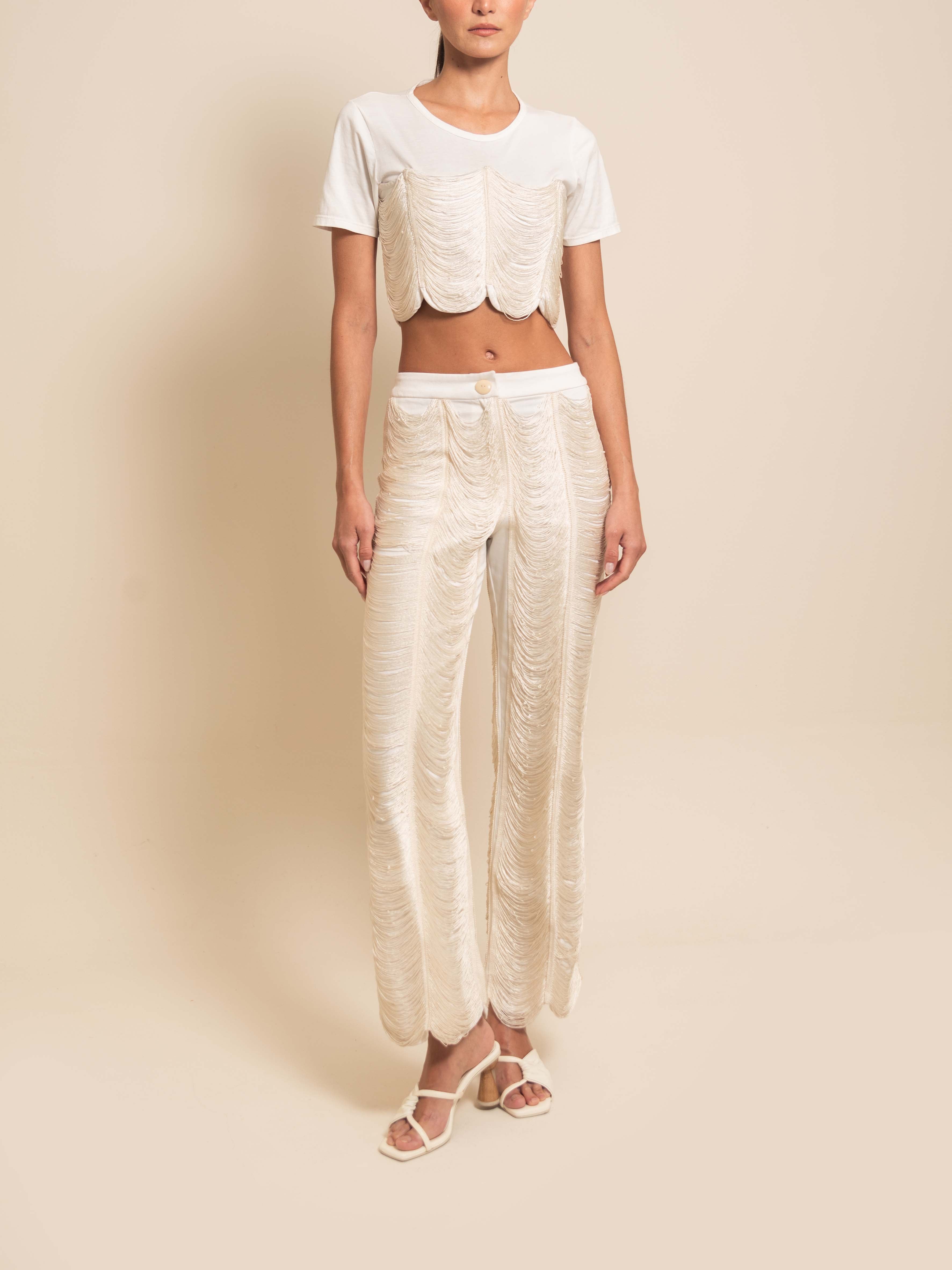 women's ivory dress pants Together Segal high rise pant for petite short women