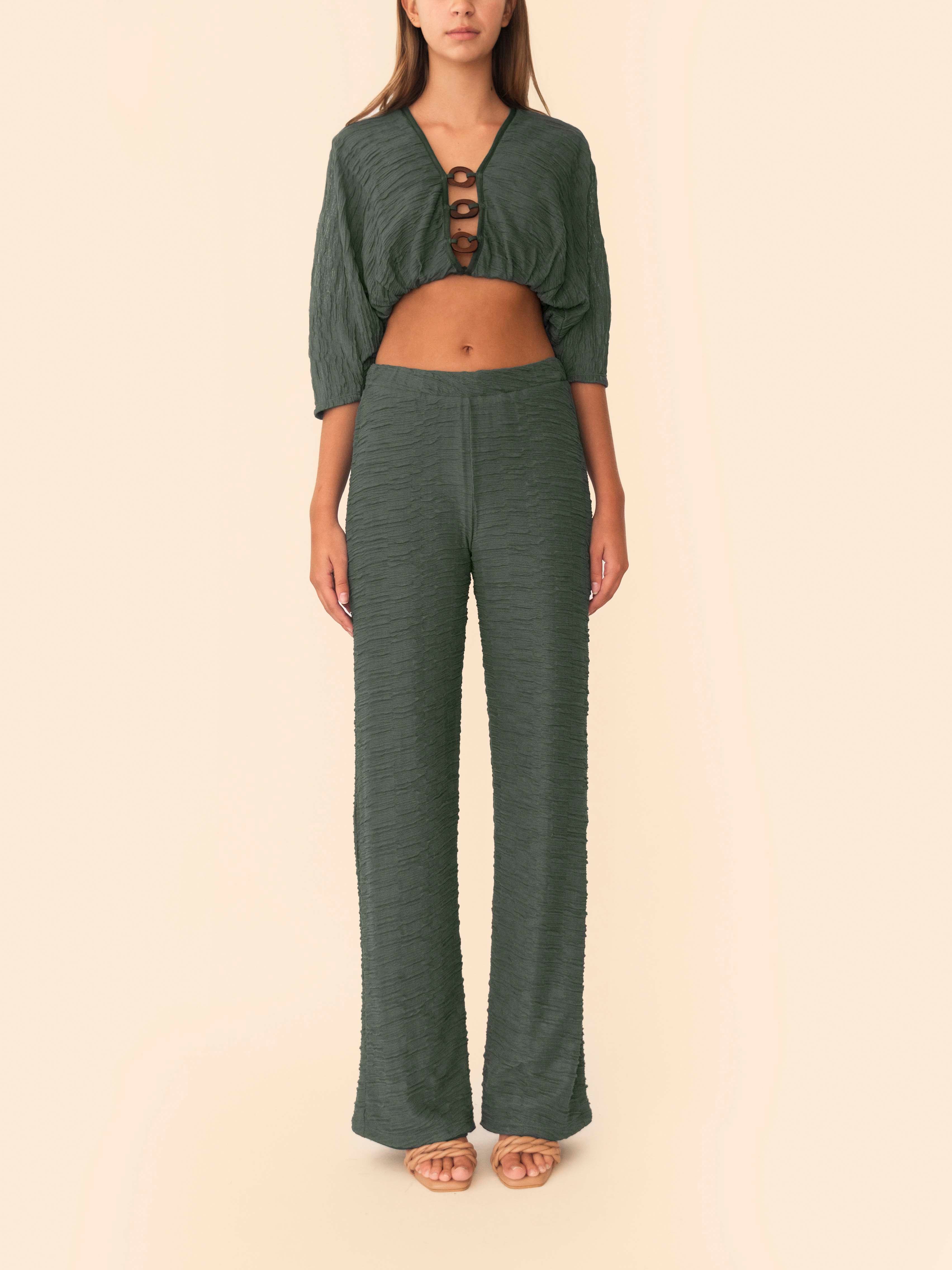 VERONIKA PANT SACRAMENTO GREEN