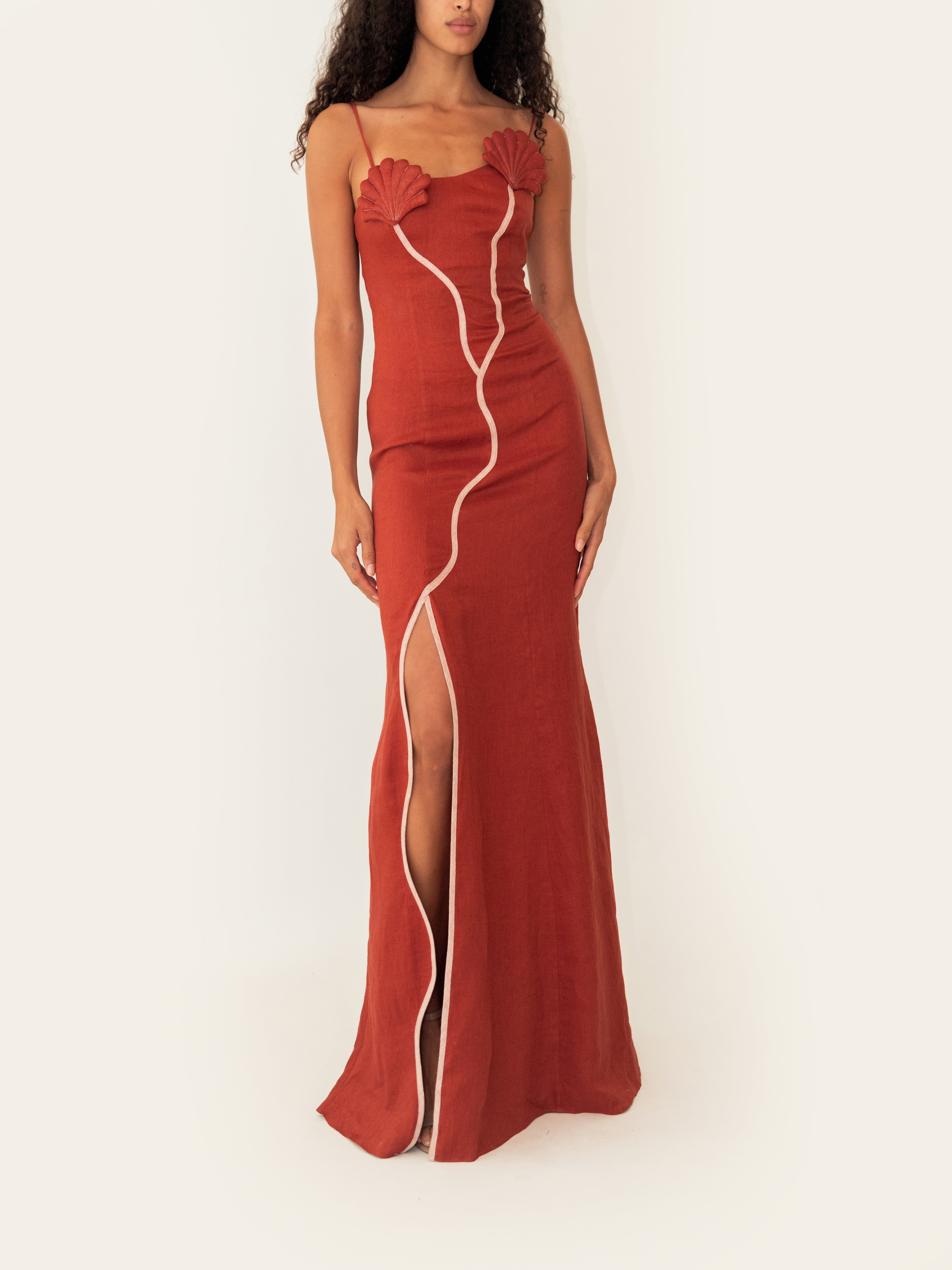 ANTONIA DRESS SUNSET ORANGE