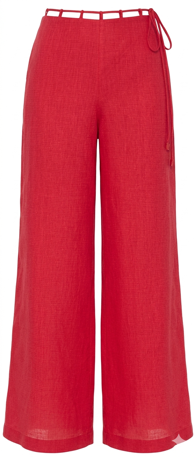 VERA PANT CHERRY RED