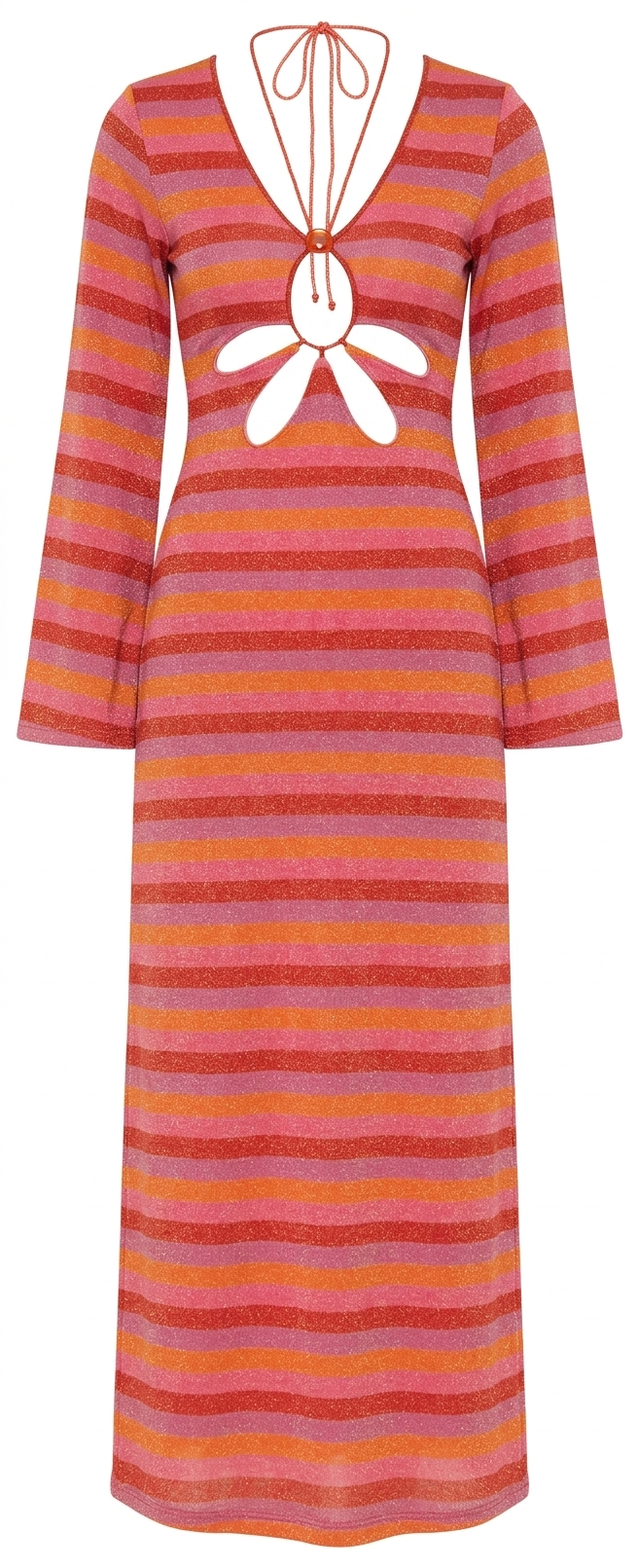 DALI DRESS RASPBERRY RAINBOW