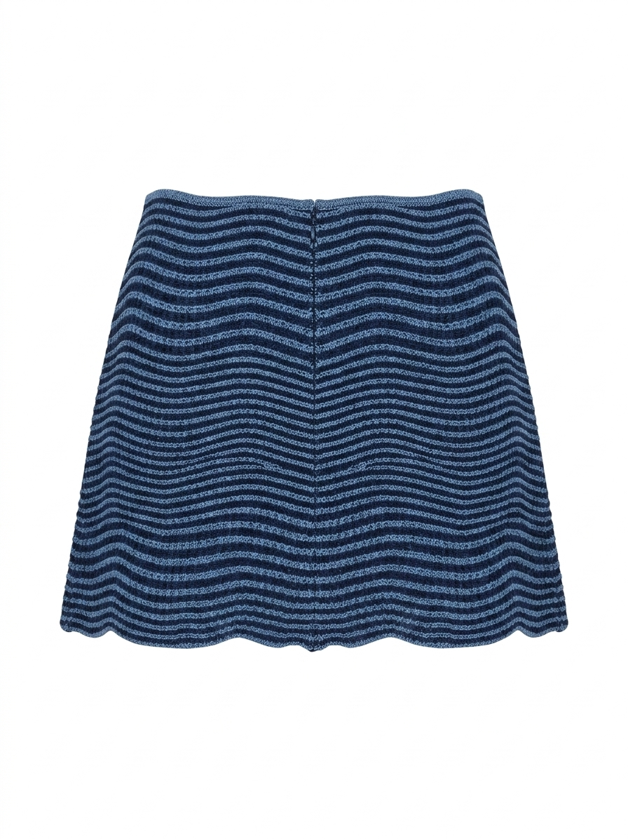 GIA SKIRT/DRESS BLUE STRIPES