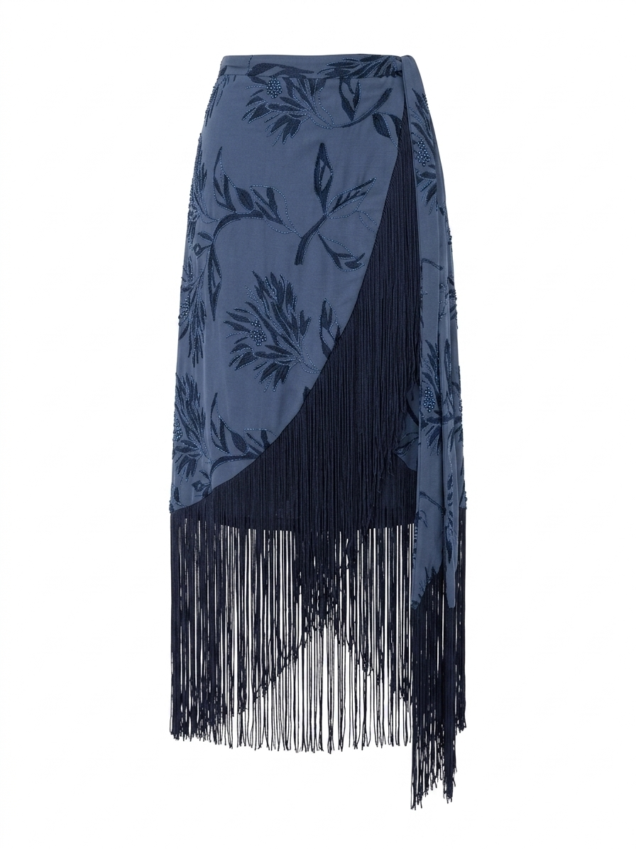 GRASSLAND SKIRT NAVY BLUE