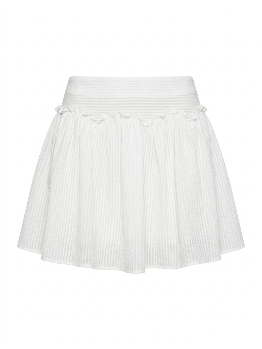 LOTUS SKIRT IVORY