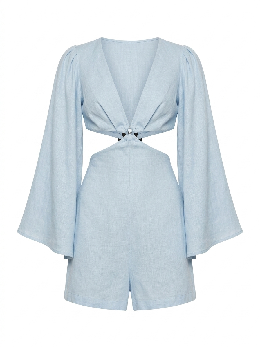 MANU ROMPER ICE BLUE
