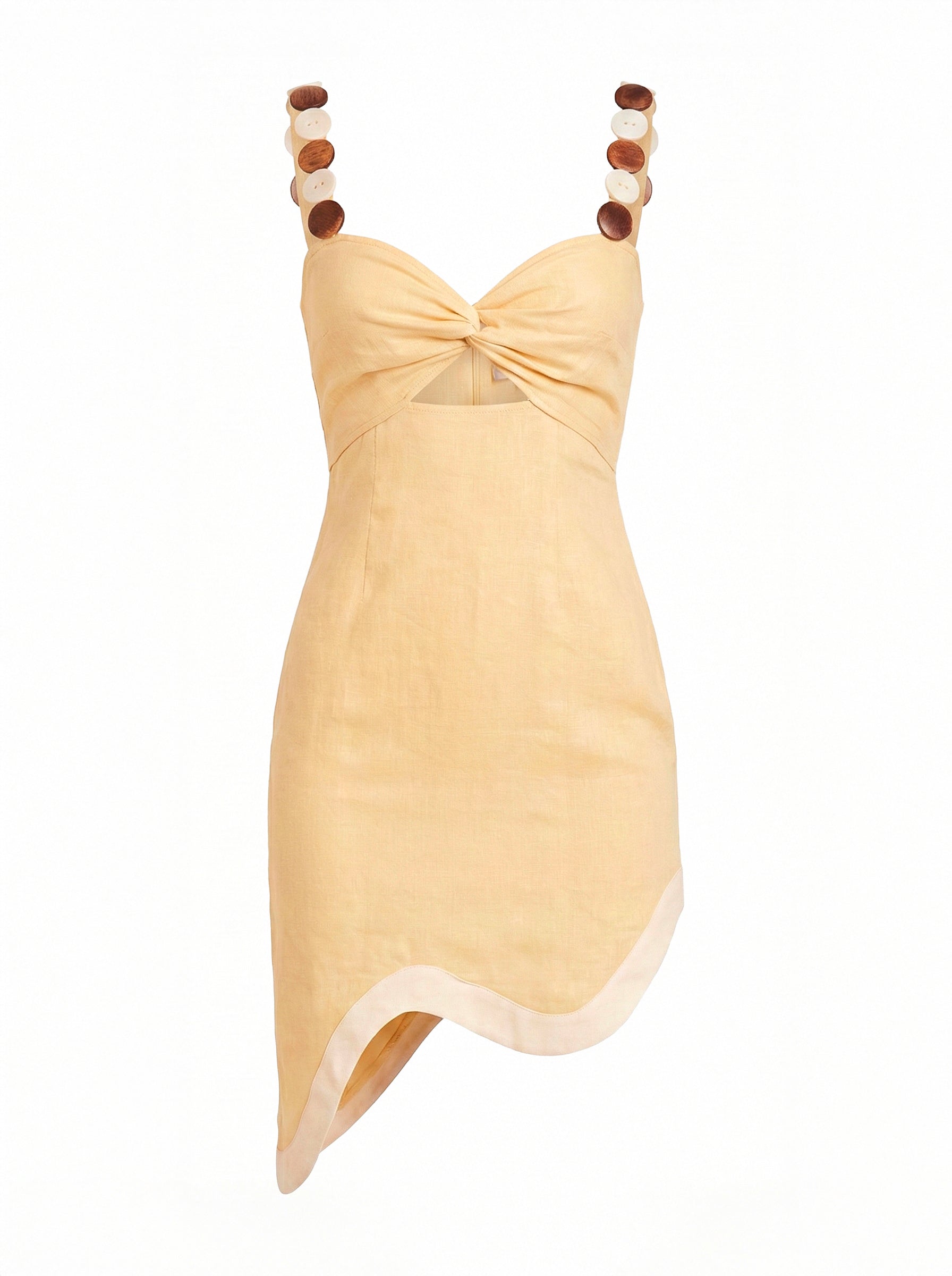 MAR DRESS BUTTER YELLOW