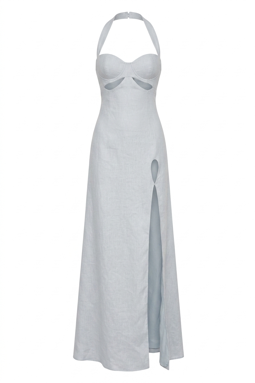 NARIA DRESS ICE BLUE