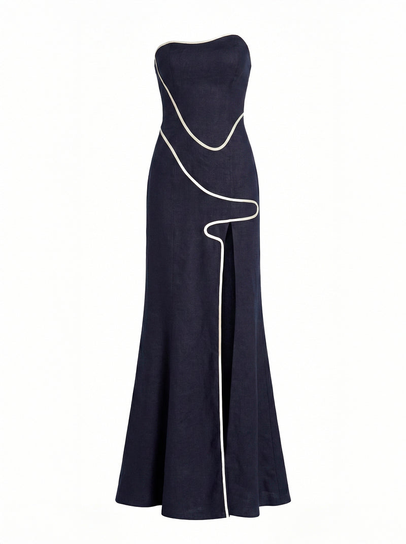 TOBI DRESS NAVY