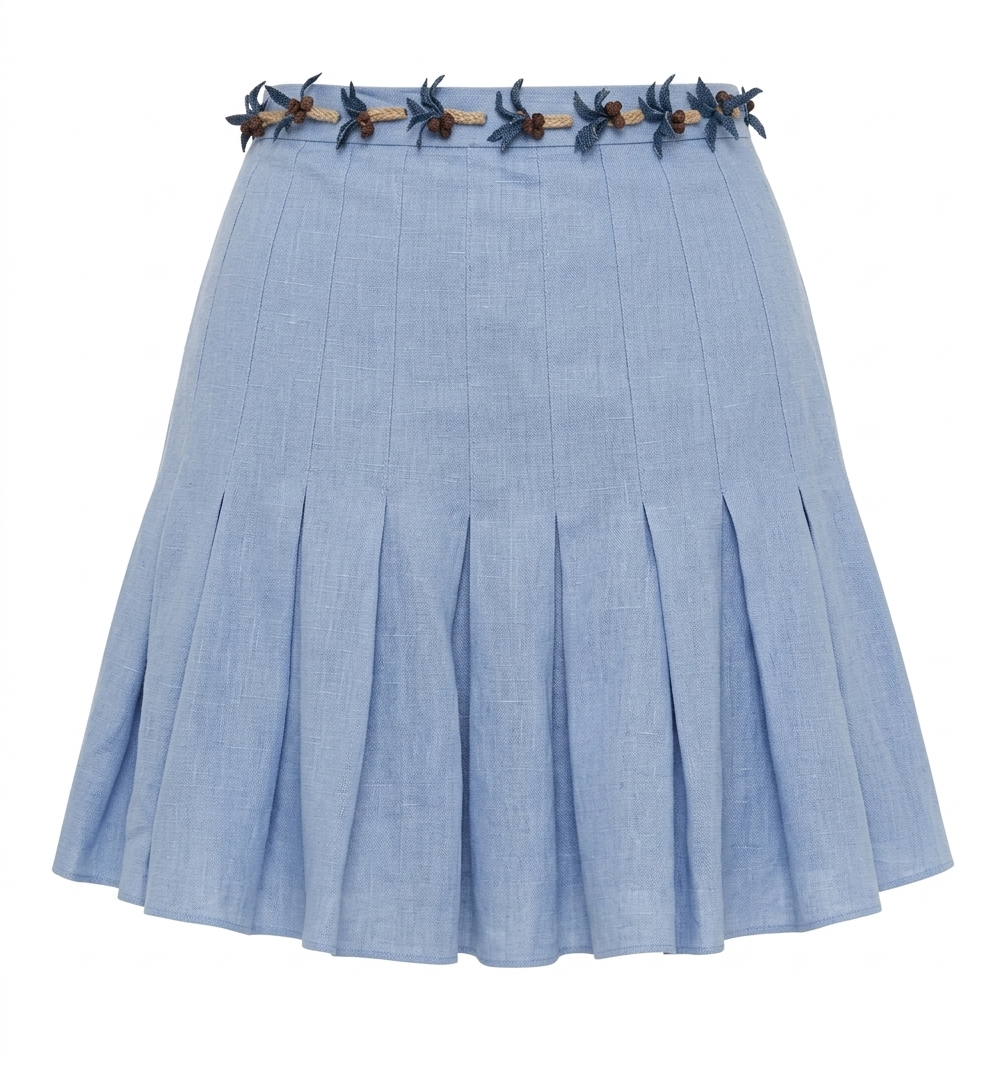 YARA SKIRT MEDIUM BLUE