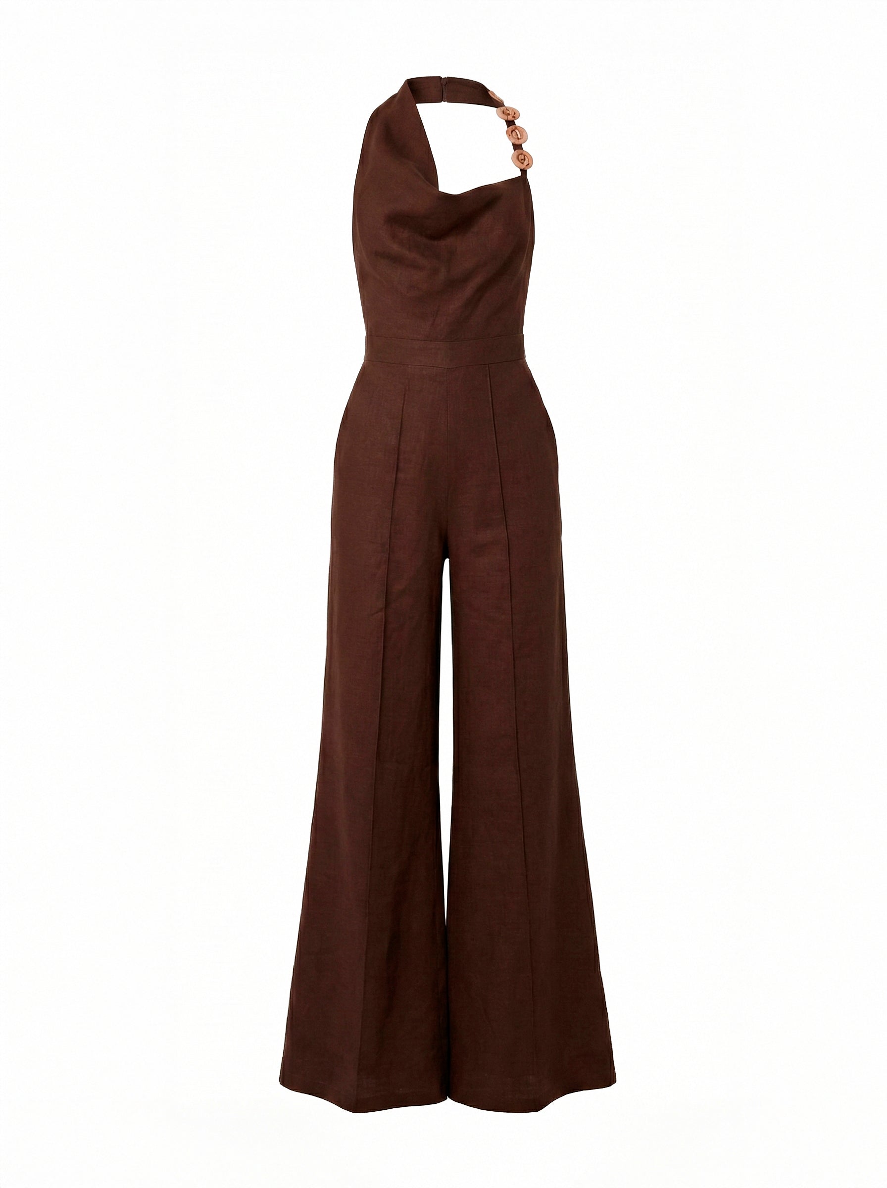 ZANE JUMPSUIT UMBER BROWN