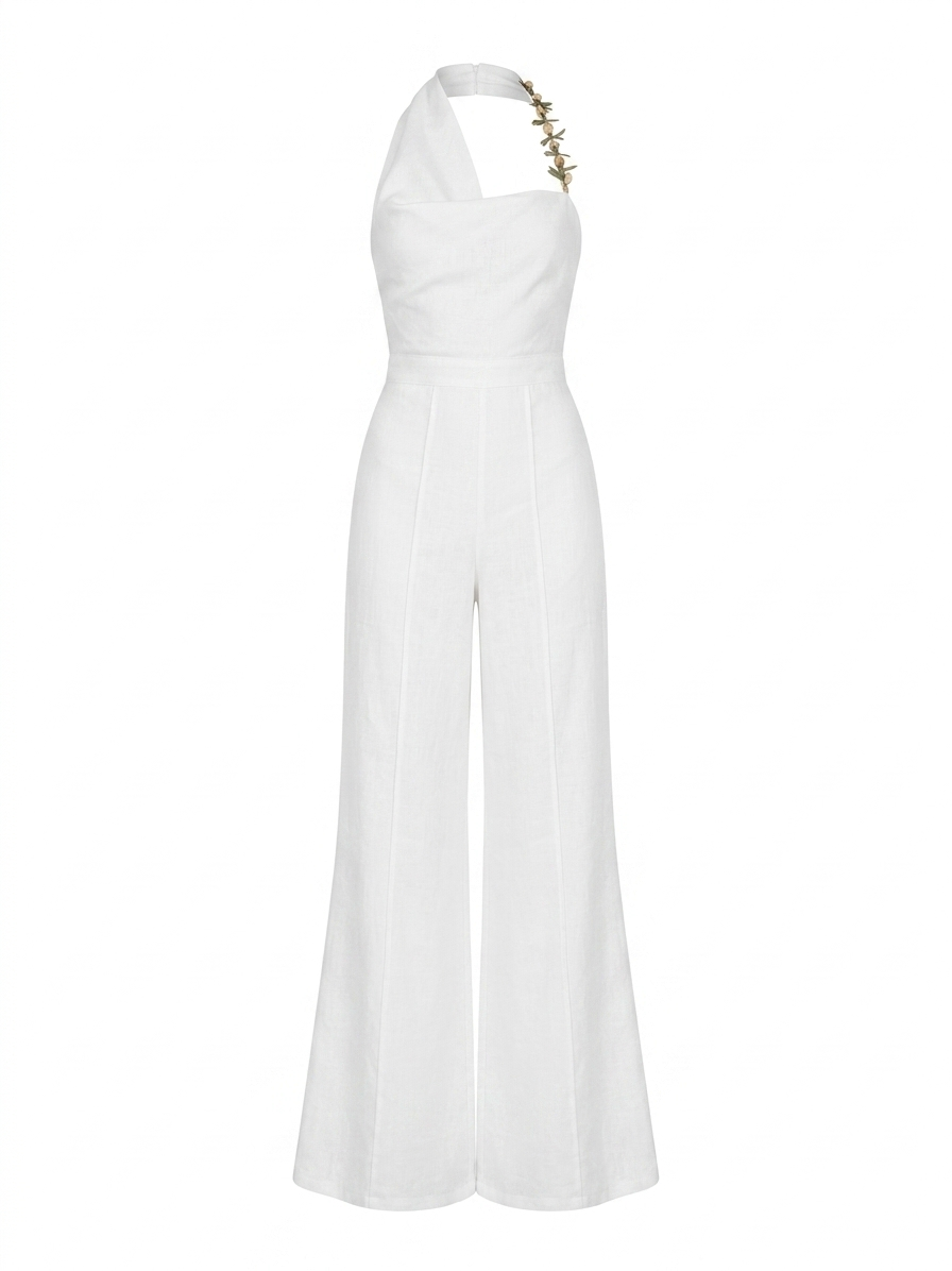 ZANE JUMPSUIT IVORY