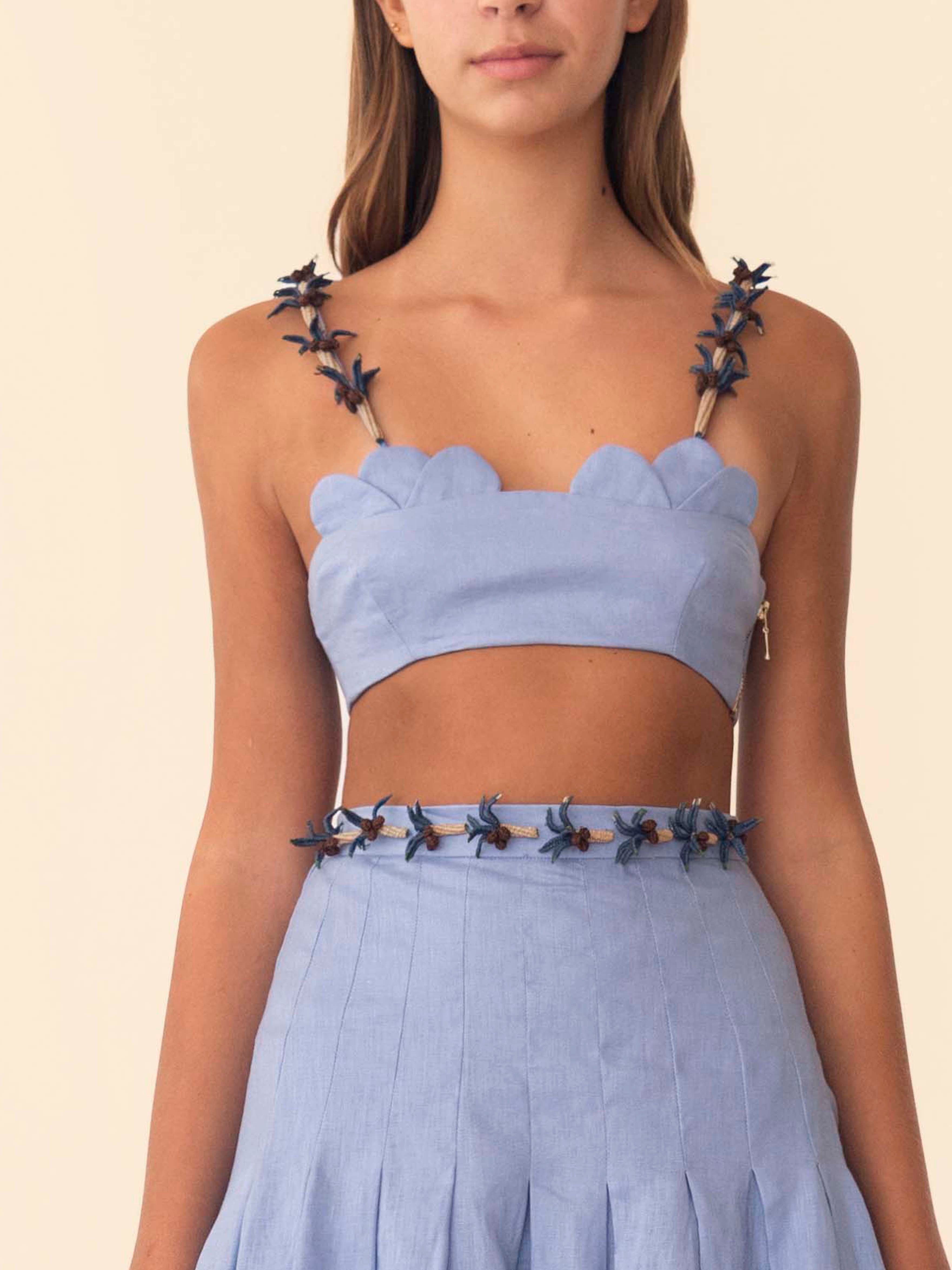 CALA TOP MEDIUM BLUE