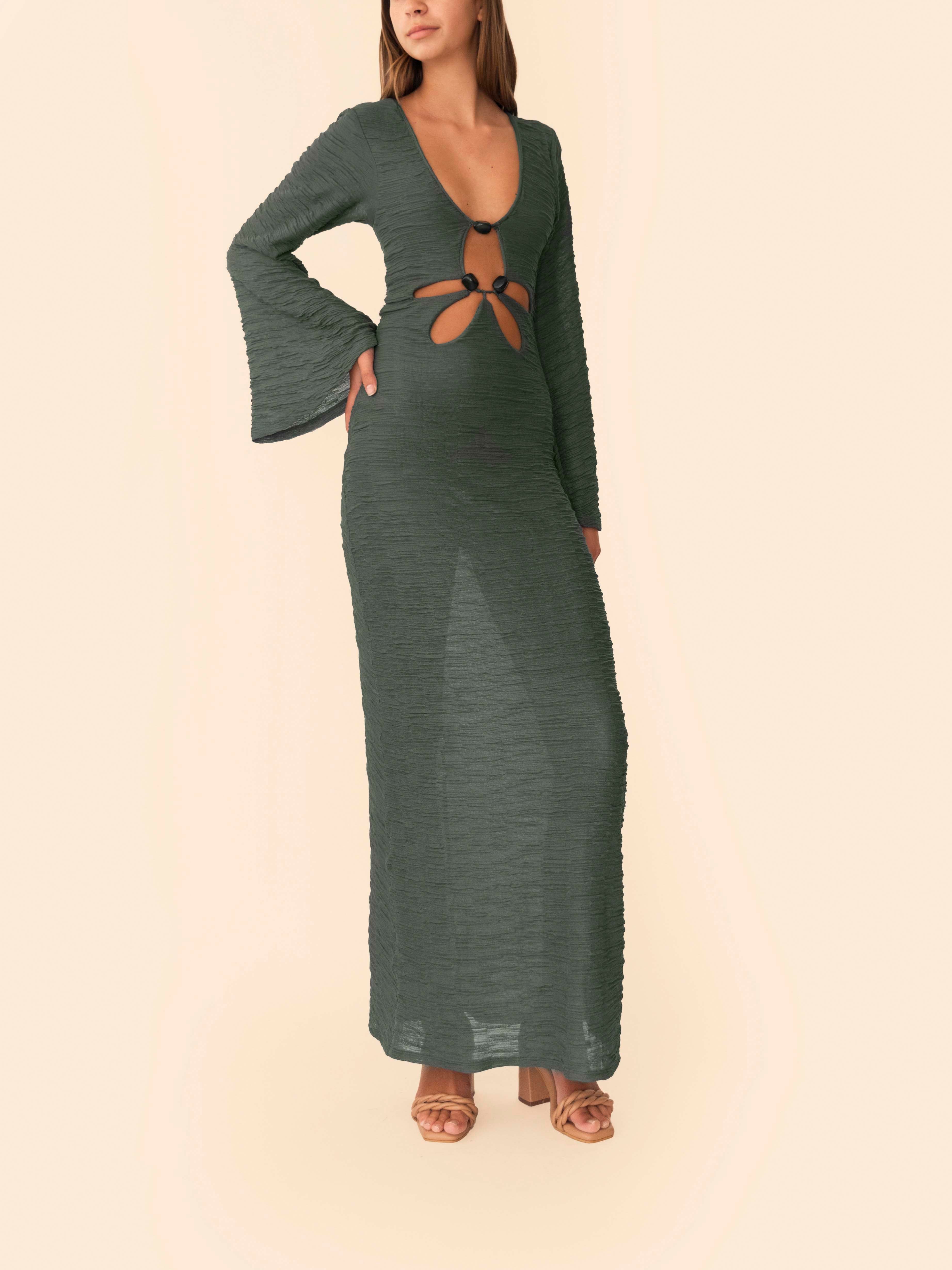 DALI DRESS SACRAMENTO GREEN