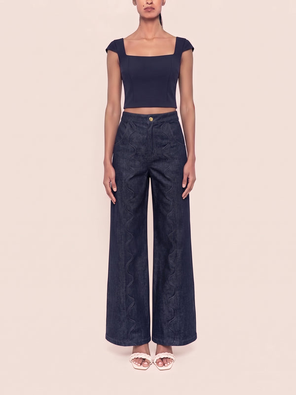 ELLA TOP NAVY