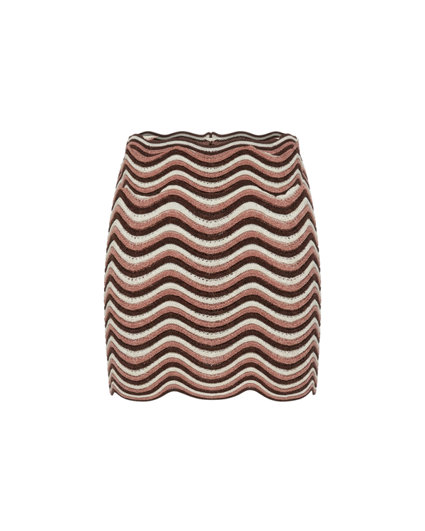 GIA SKIRT/DRESS ROSEWOOD PINK BROWN