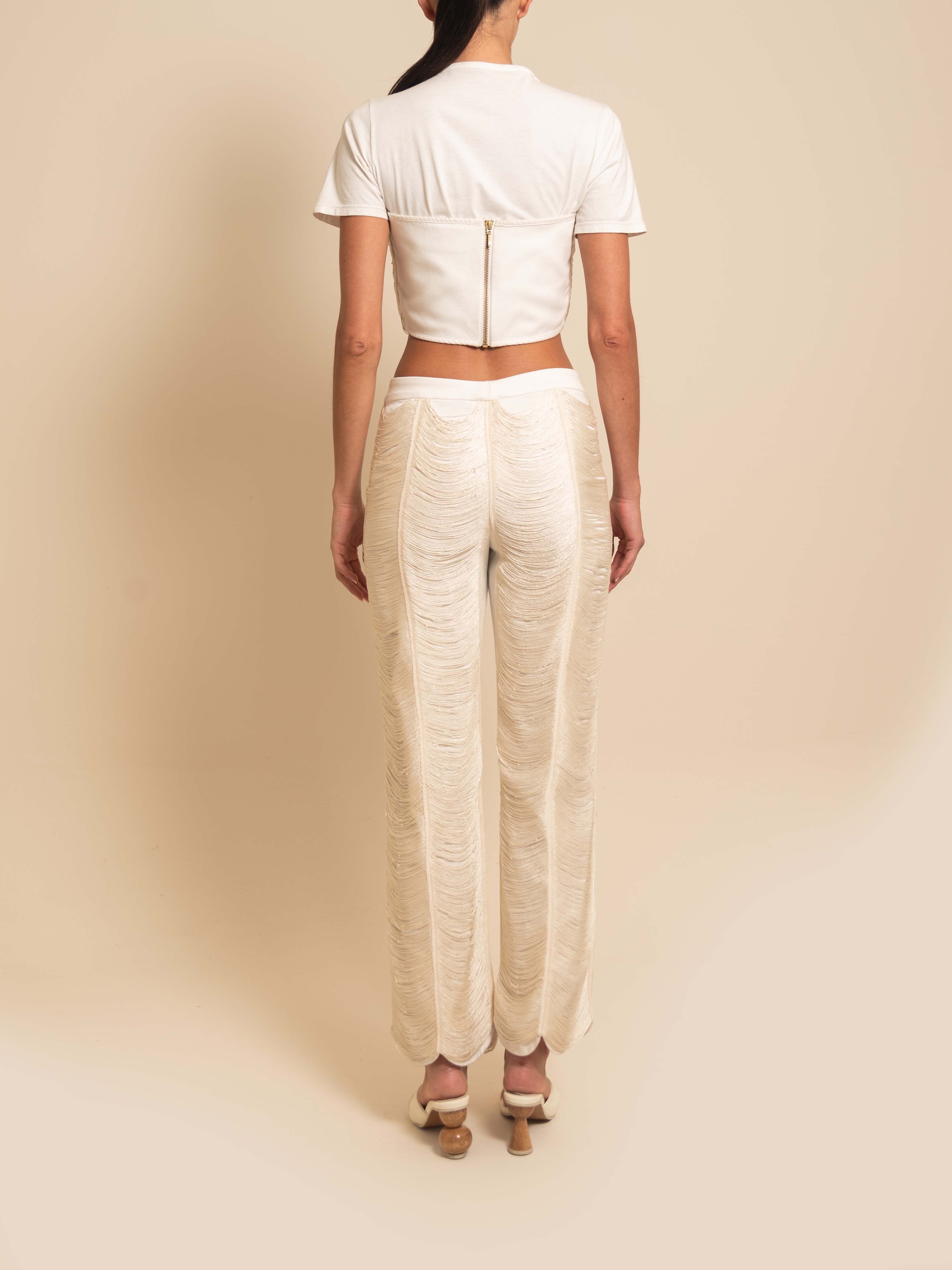 SIMONE PANT IVORY