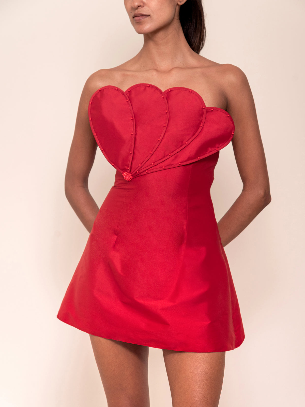 JACKSON DRESS CARMINE RED