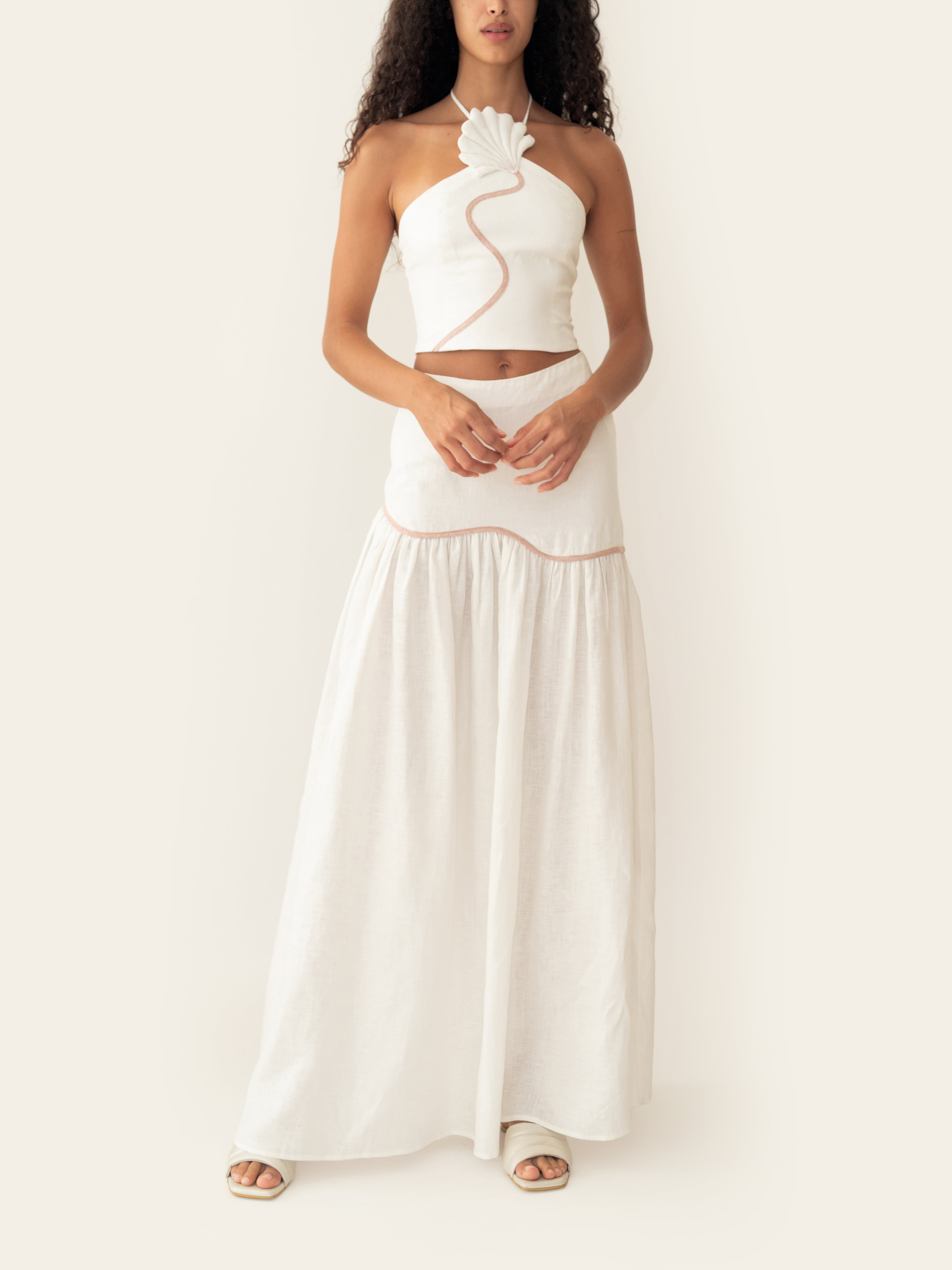 LEIA SKIRT IVORY