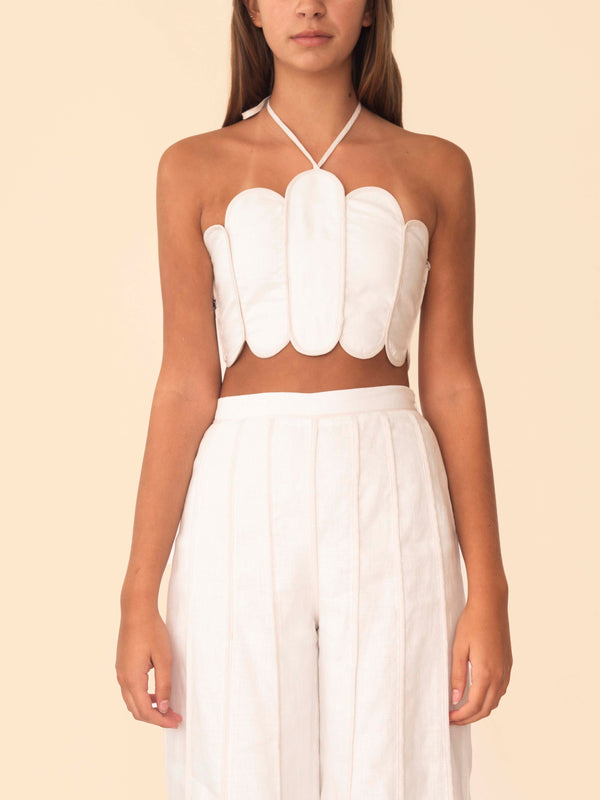 LENA TOP IVORY