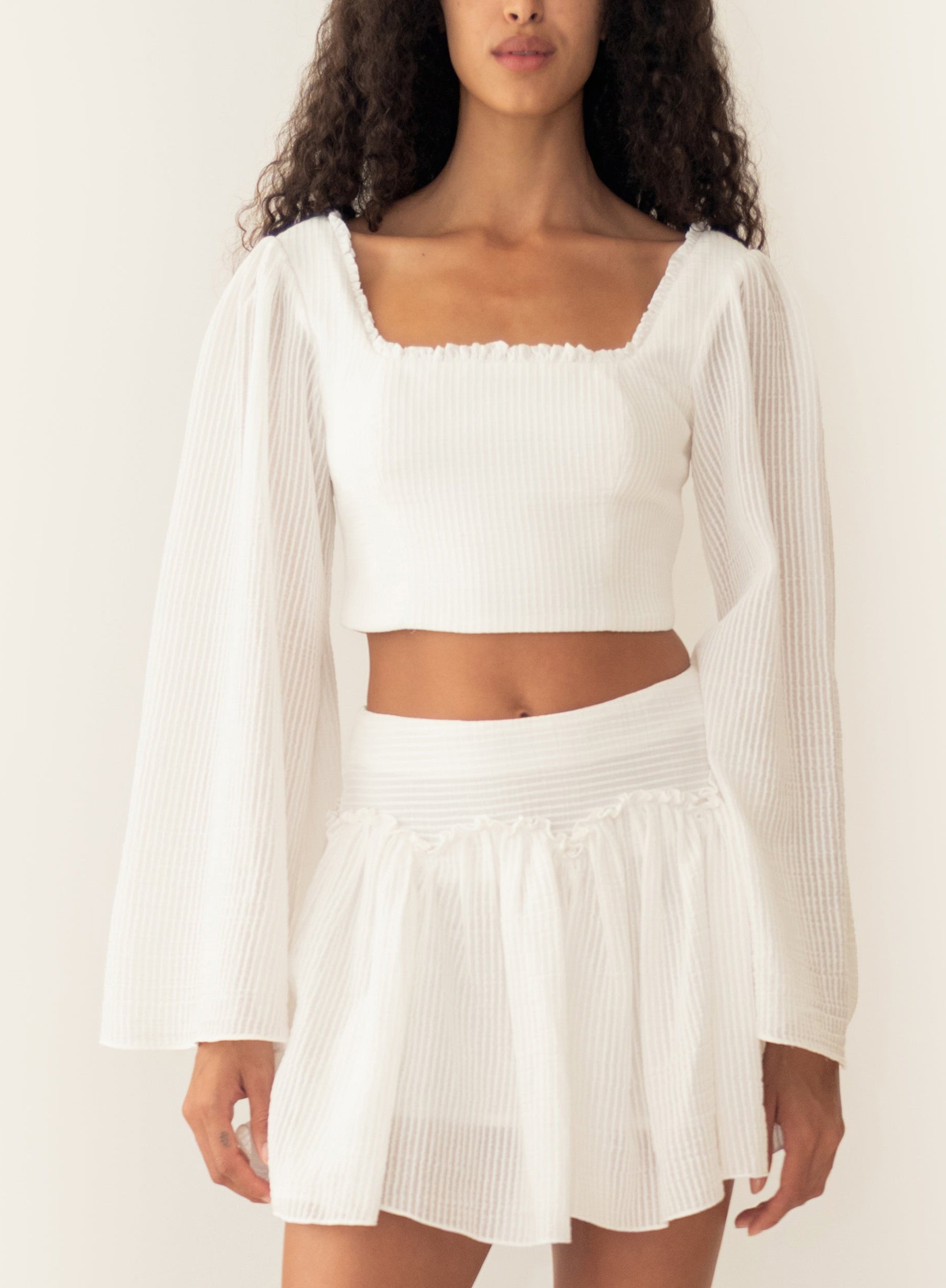 LOTUS TOP IVORY
