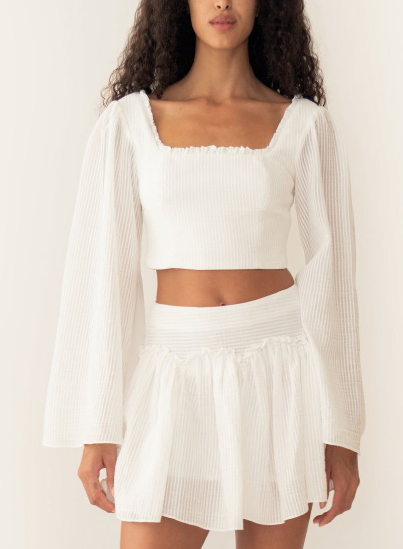 LOTUS TOP IVORY