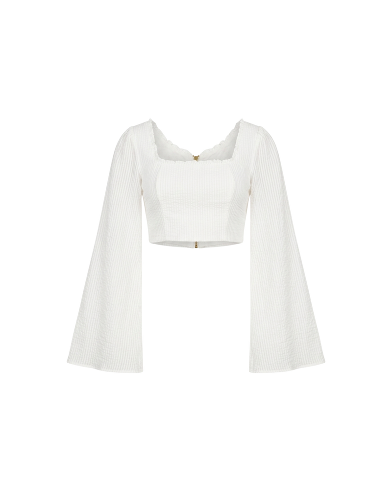 LOTUS TOP IVORY