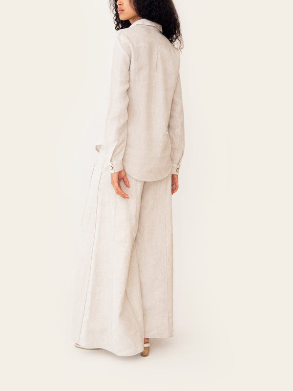 MALI SHIRT BEIGE MELANGE