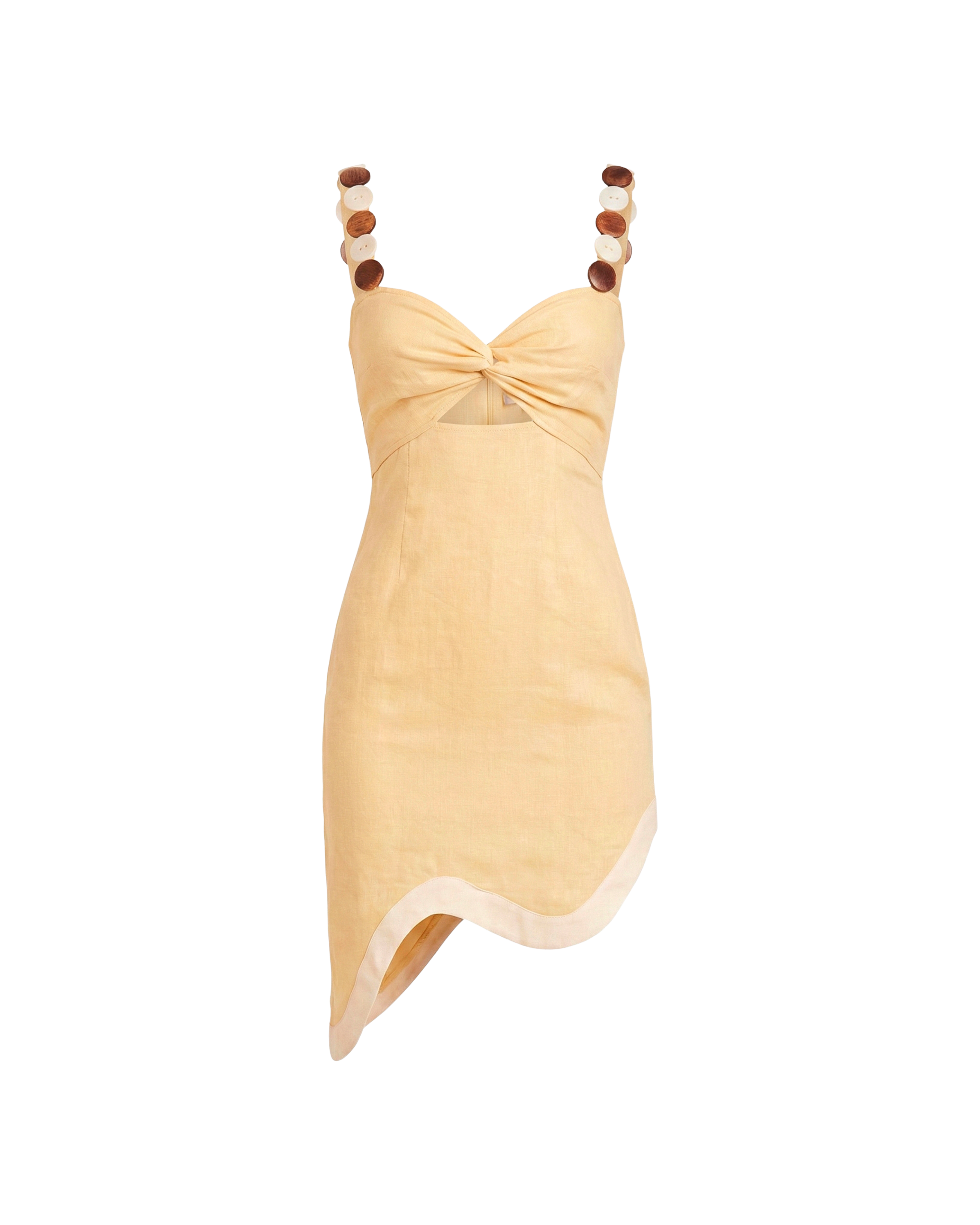 MAR DRESS BUTTER YELLOW