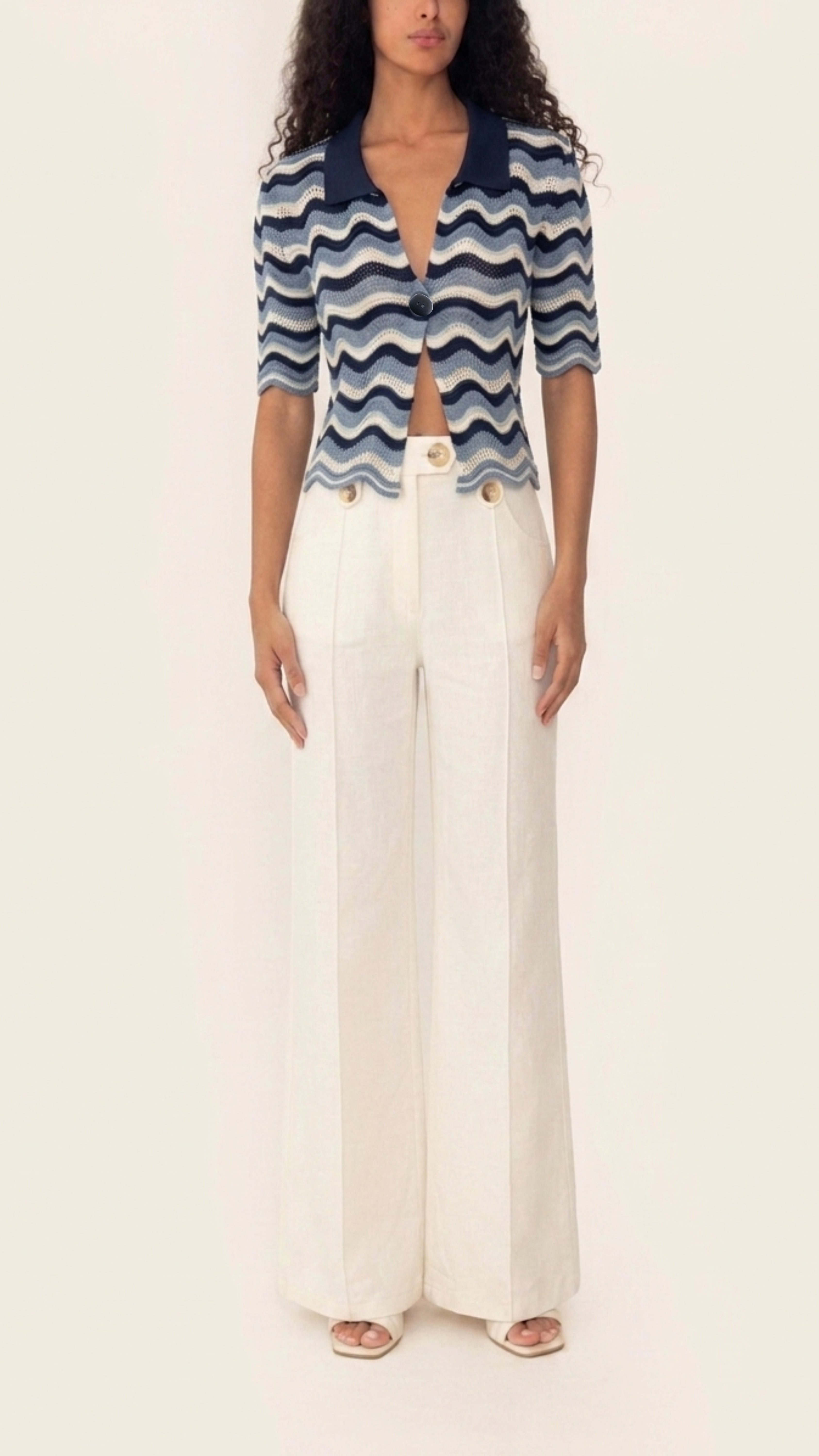 MARTINA TOP BLUE STRIPES