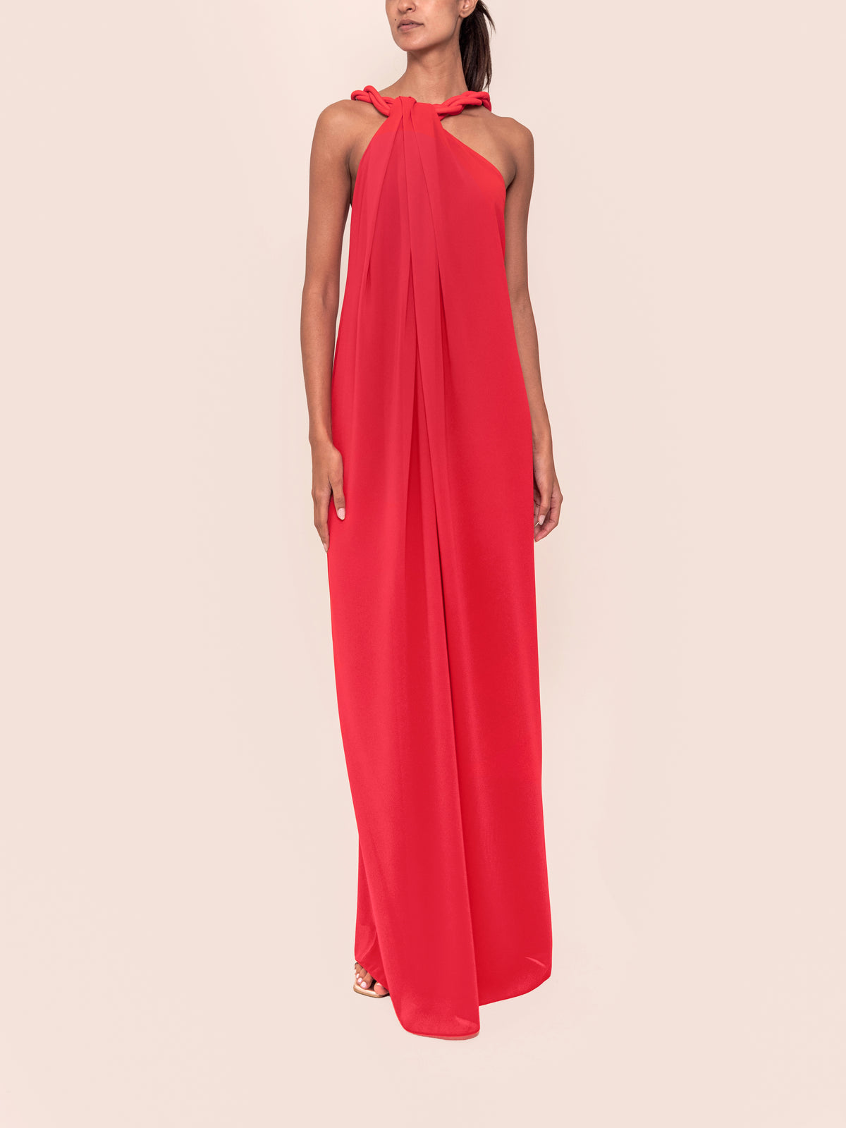 MONTANA DRESS CARMINE RED