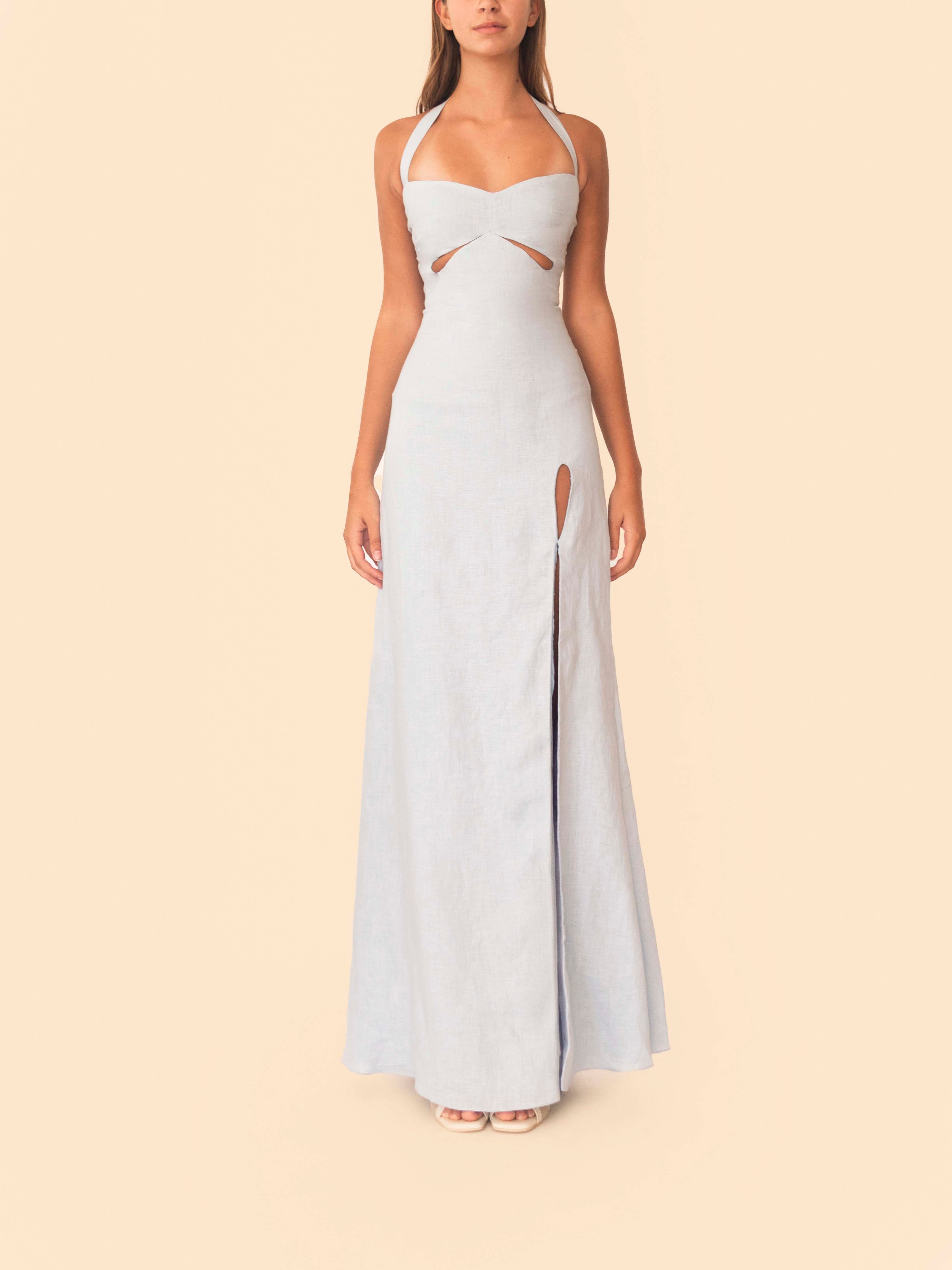 NARIA DRESS ICE BLUE