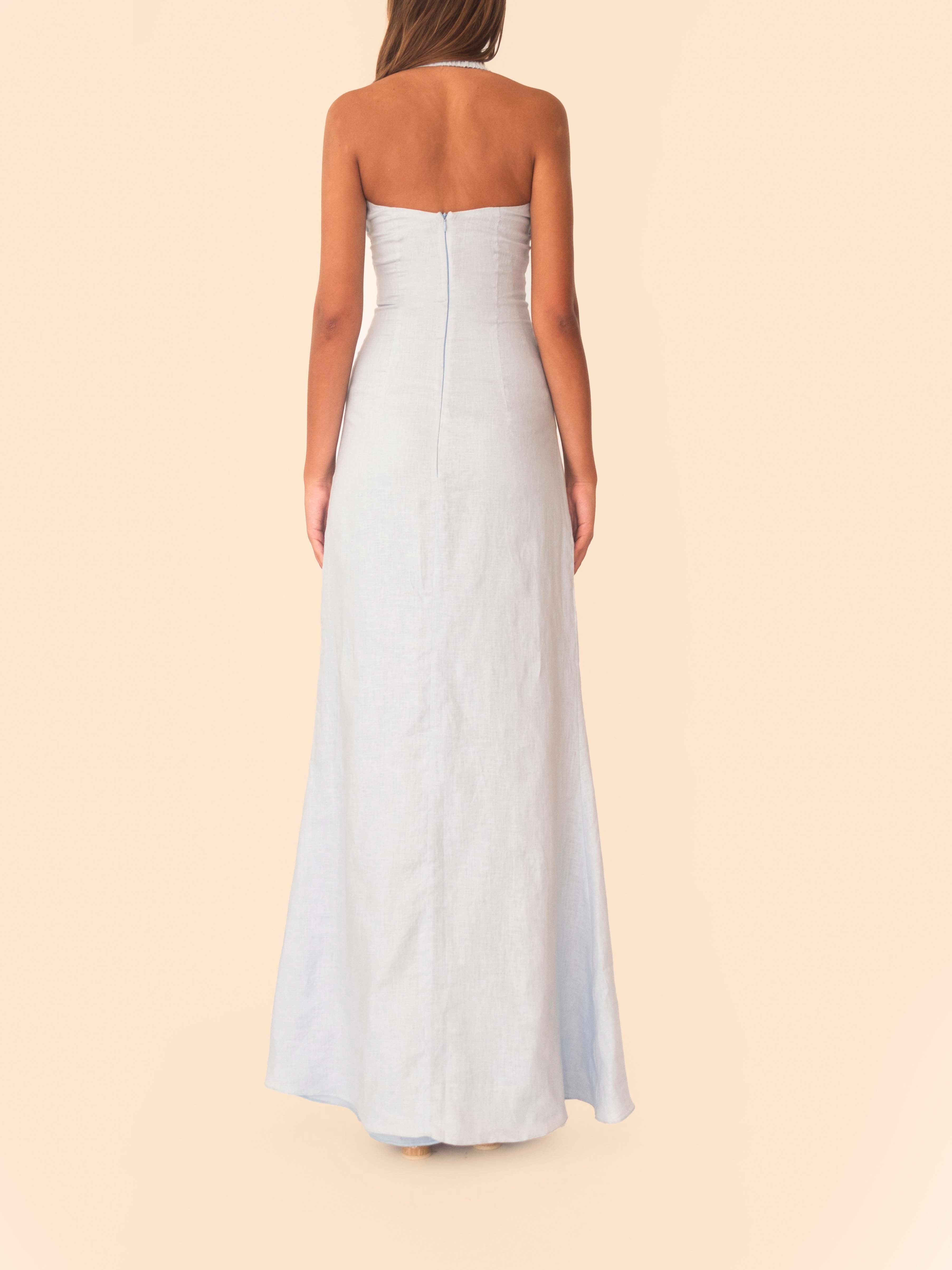 NARIA DRESS ICE BLUE