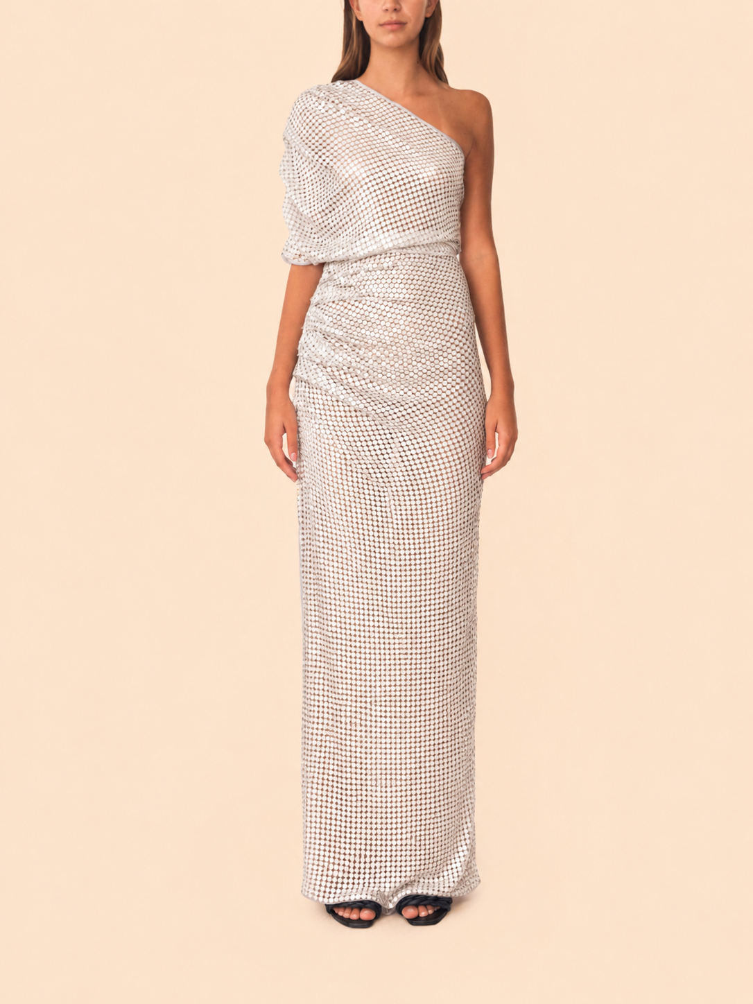 RITA DRESS SILVER