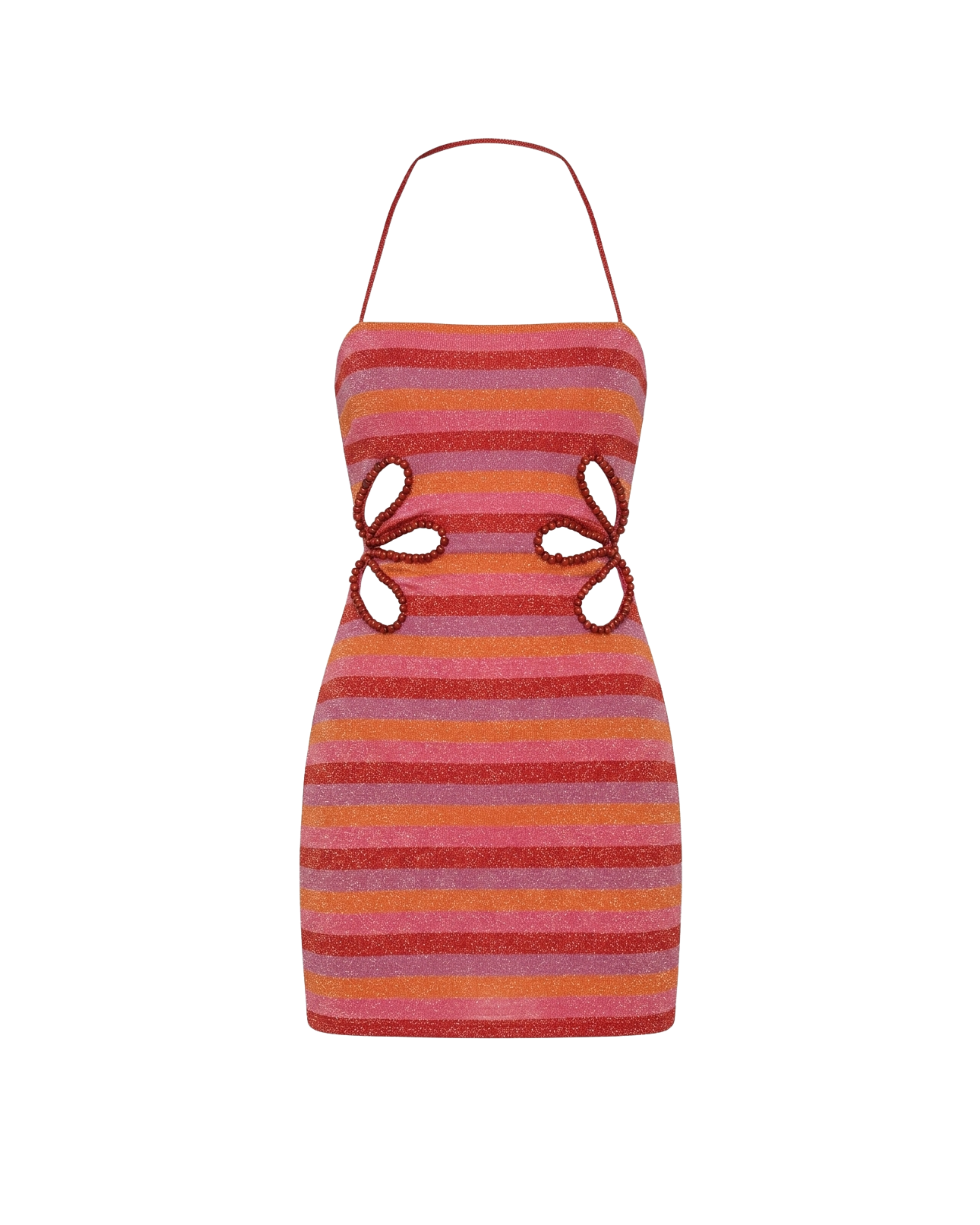 ROSITA DRESS RASPBERRY RAINBOW