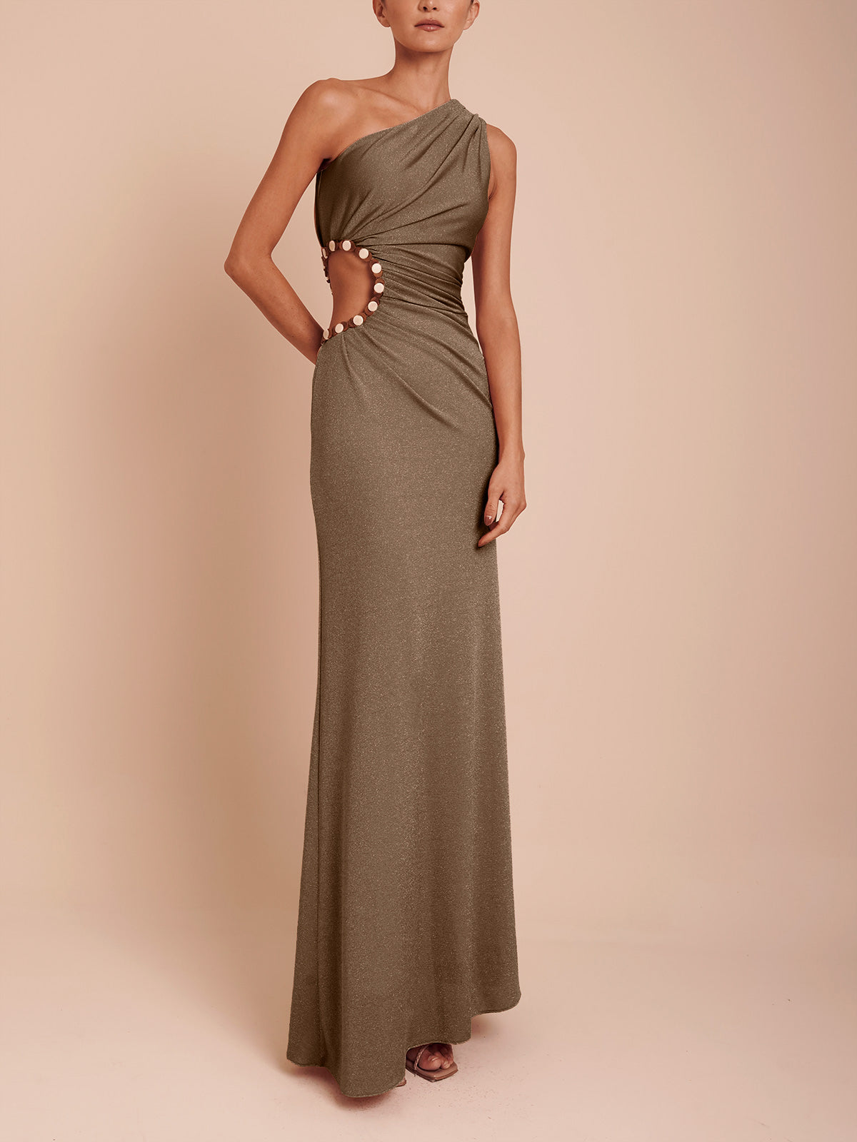 brown bronze dress Mother of the Bride Dress Style #29195