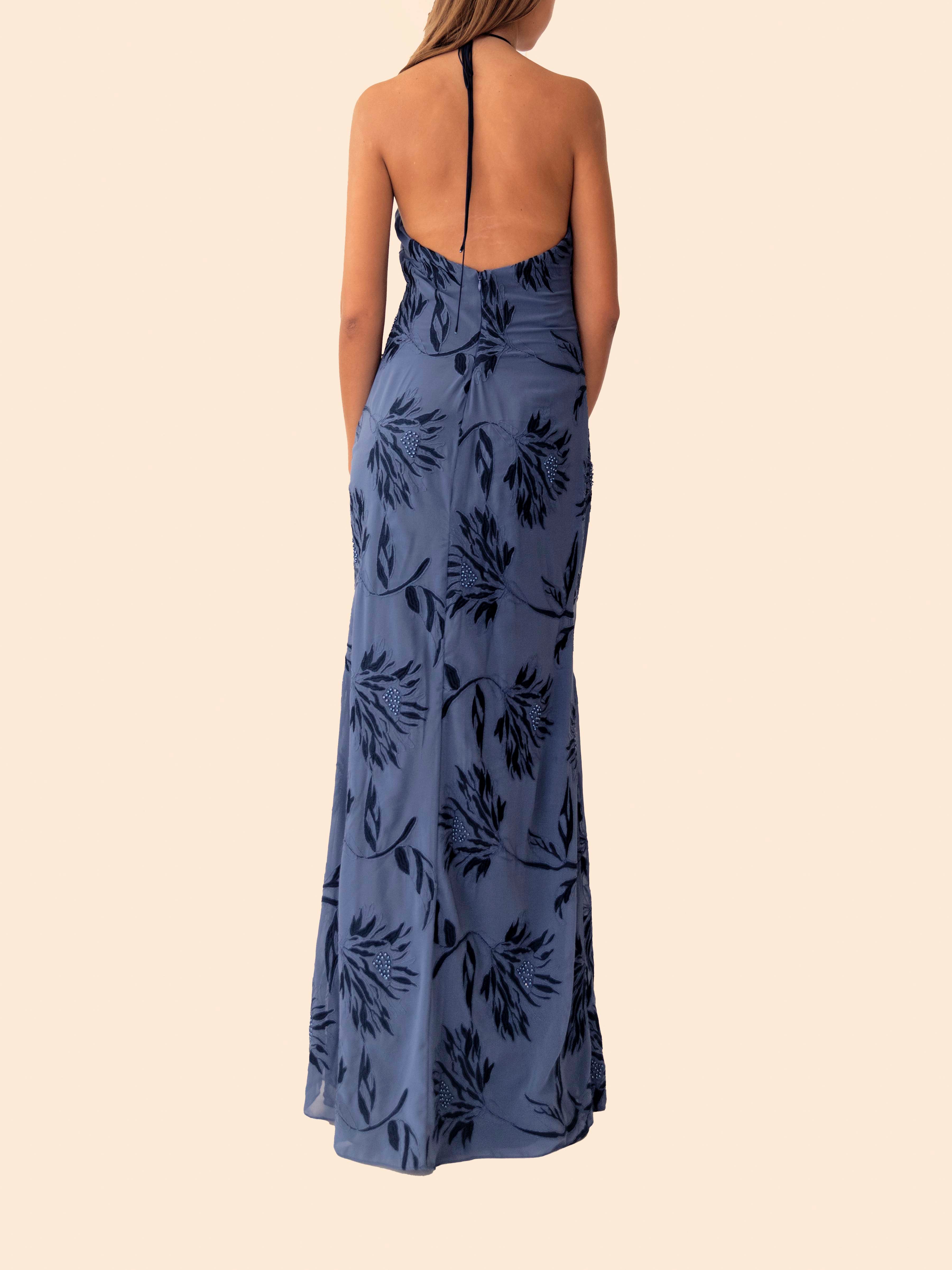 SARANIA DRESS NAVY BLUE