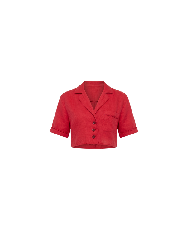 SONORA SHIRT CHERRY RED