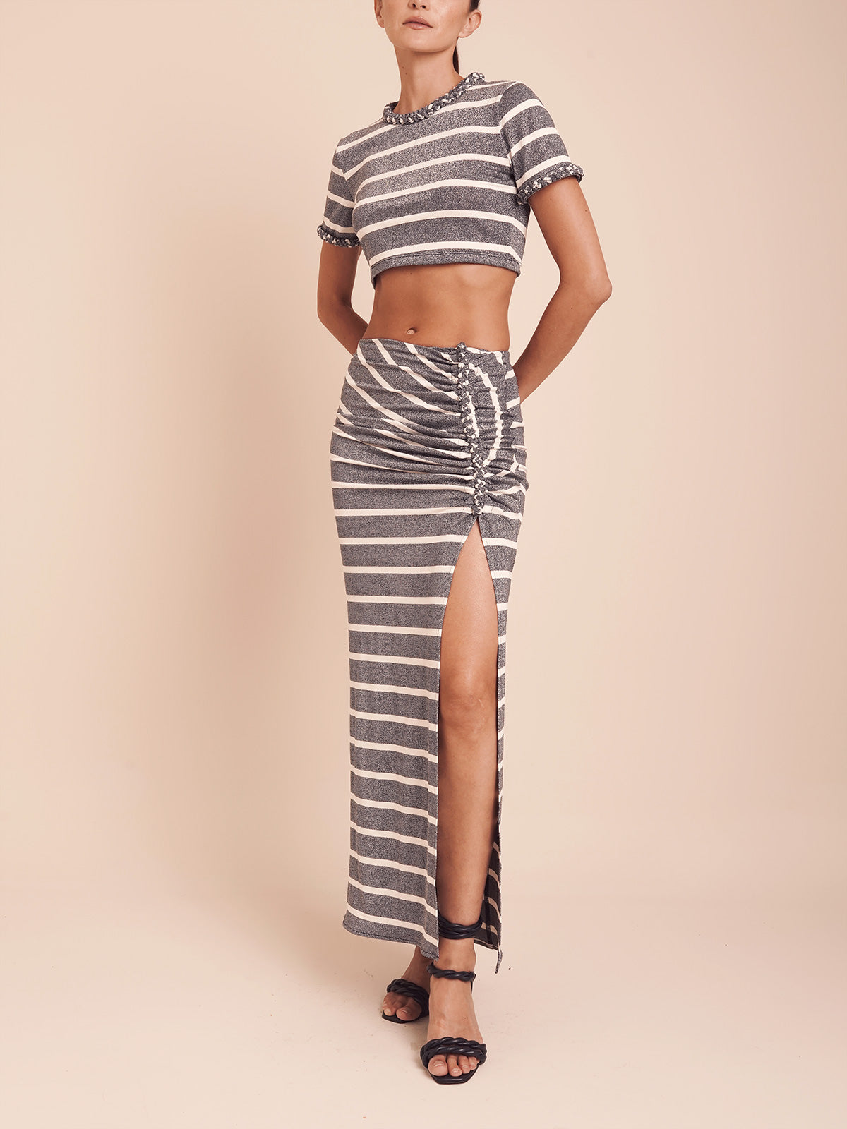 MARINA SKIRT NAVY STRIPE