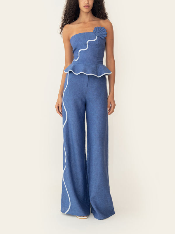 VAIANA PANT DEEP SEA BLUE