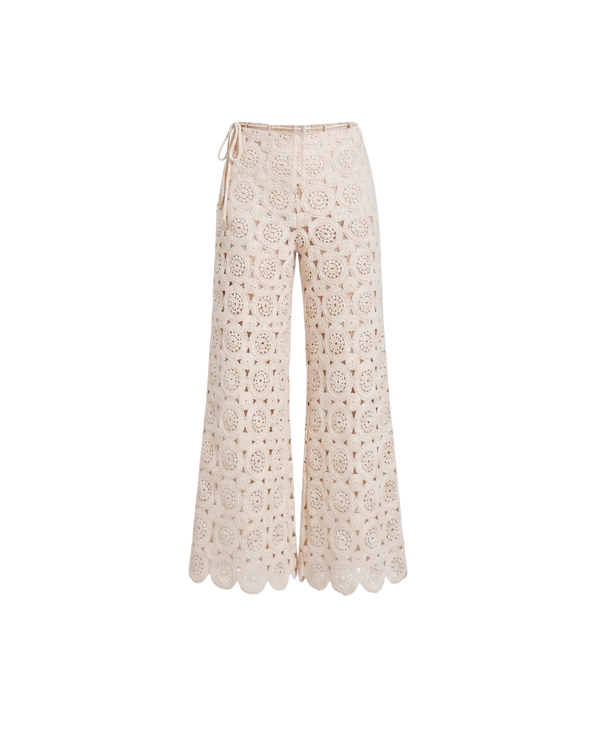 VERA PANT NATURAL ECRU