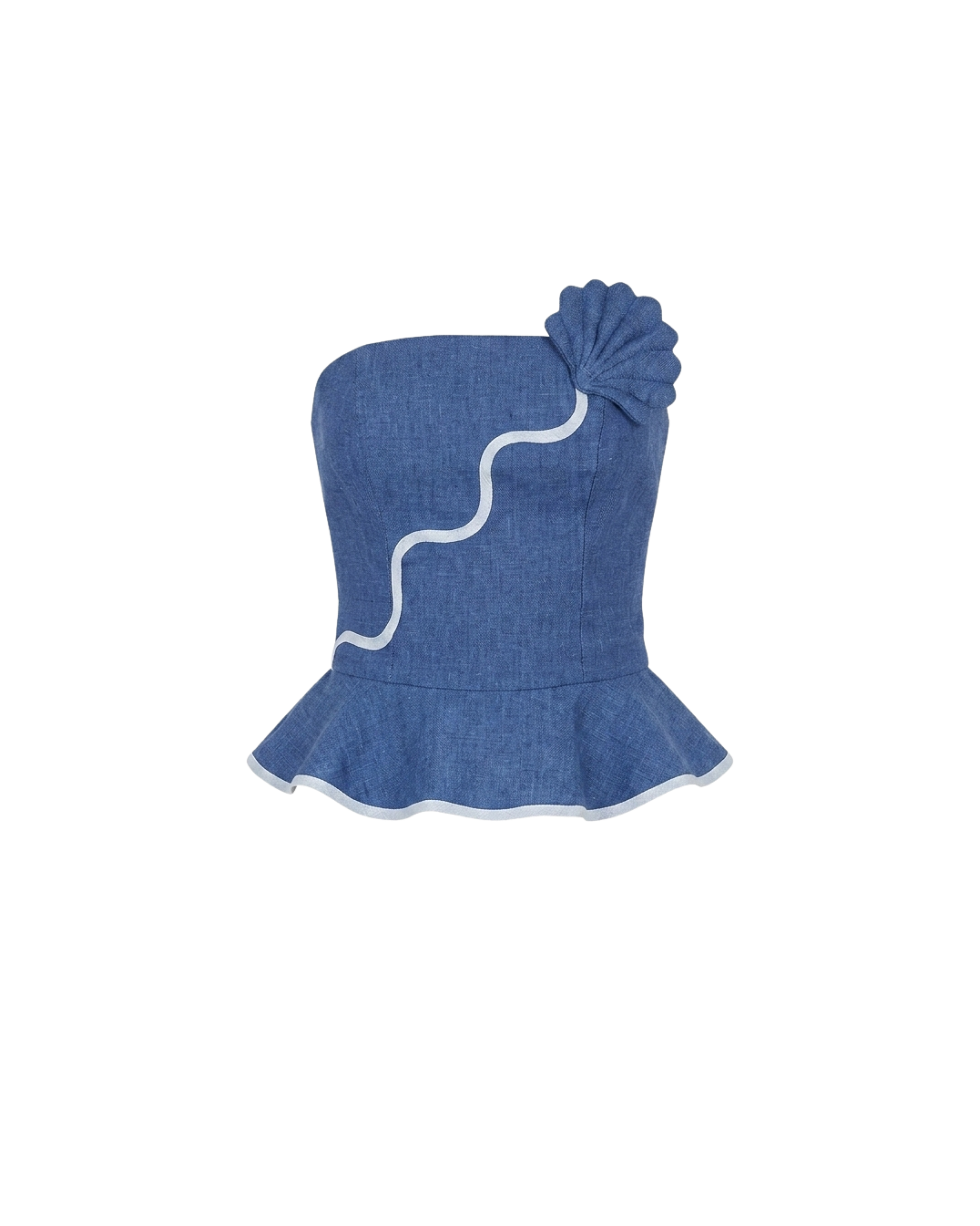 VAIANA TOP DEEP SEA BLUE