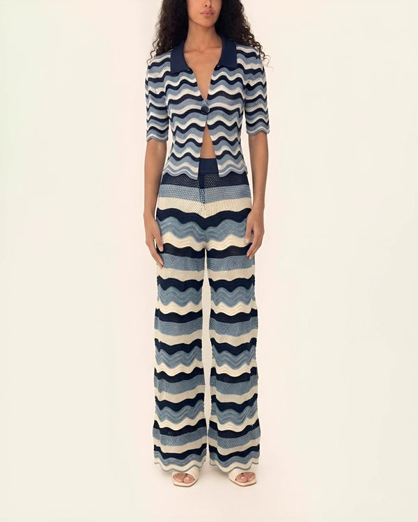 MARTINA PANT BLUE STRIPES