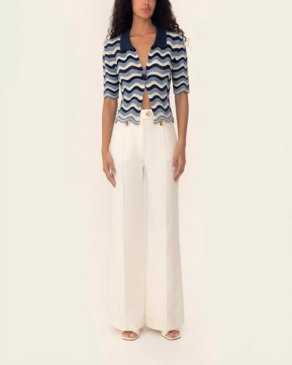 MARTINA TOP BLUE STRIPES