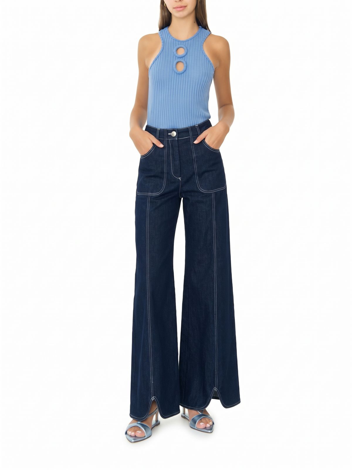 JOSEFA JEAN DARK BLUE DENIM - alternate view