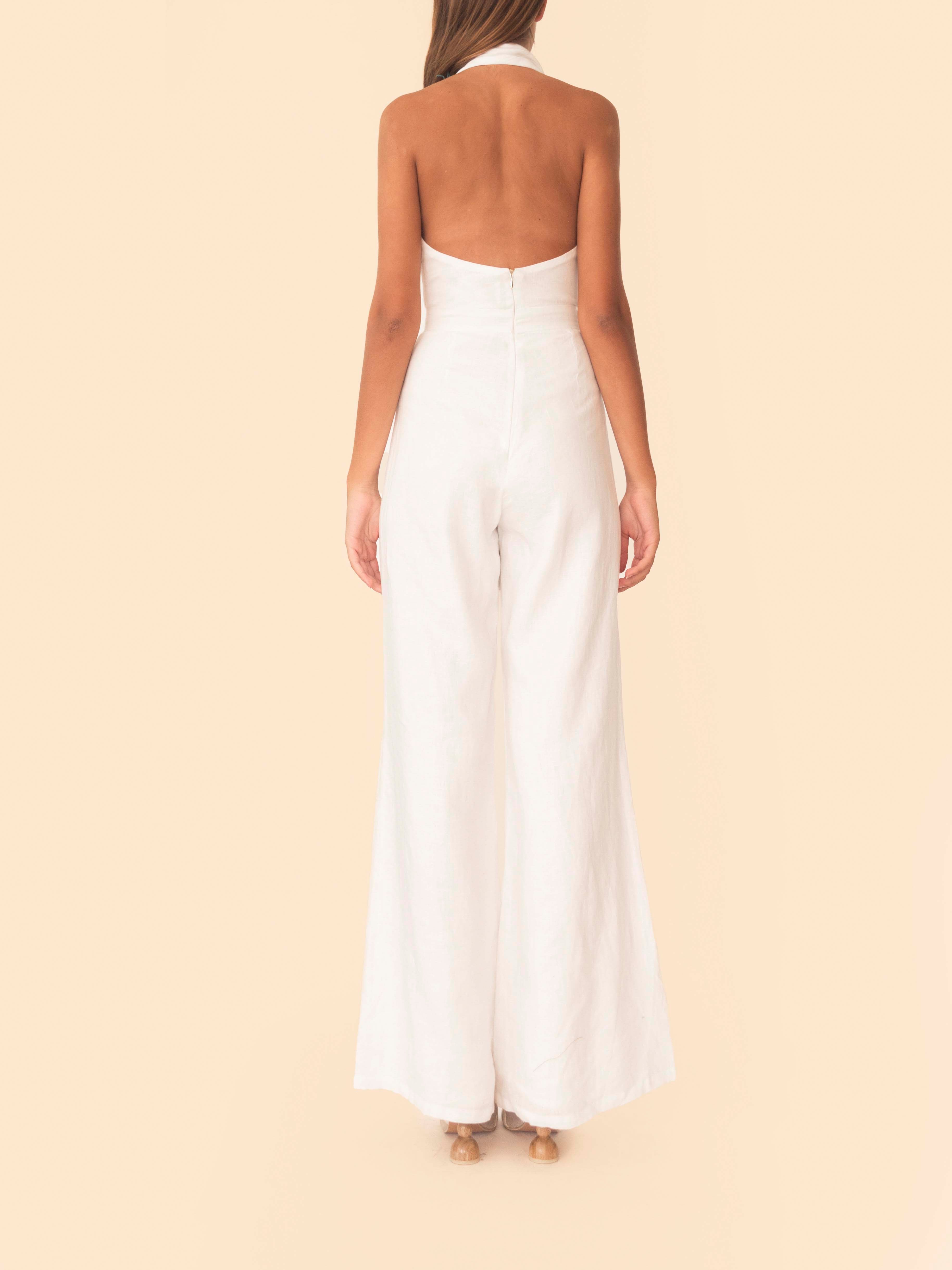 ZANE JUMPSUIT IVORY