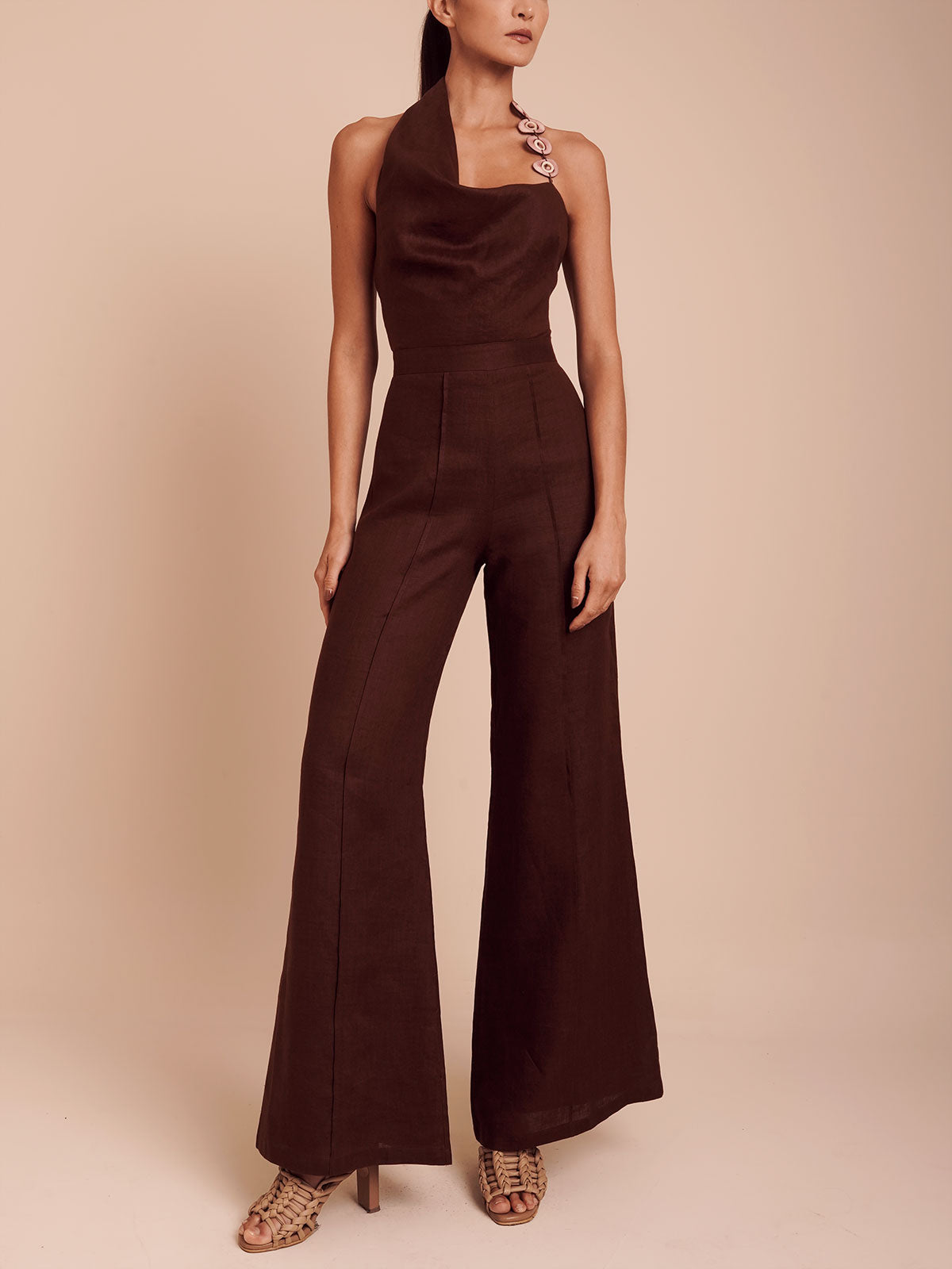 ZANE JUMPSUIT UMBER BROWN