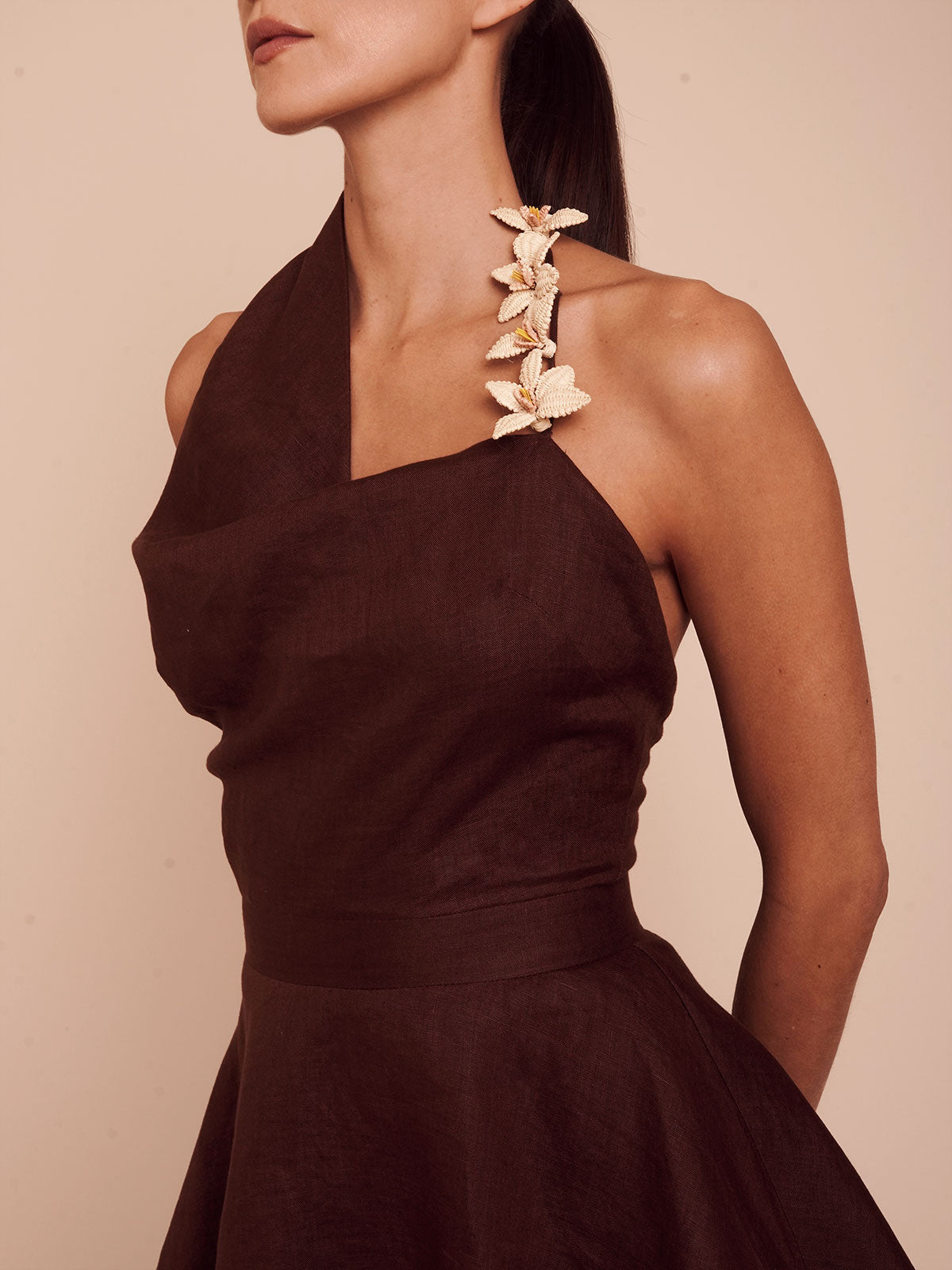 AZULU Zelda Dress in Brown AZULU Zelda Dress in Brown