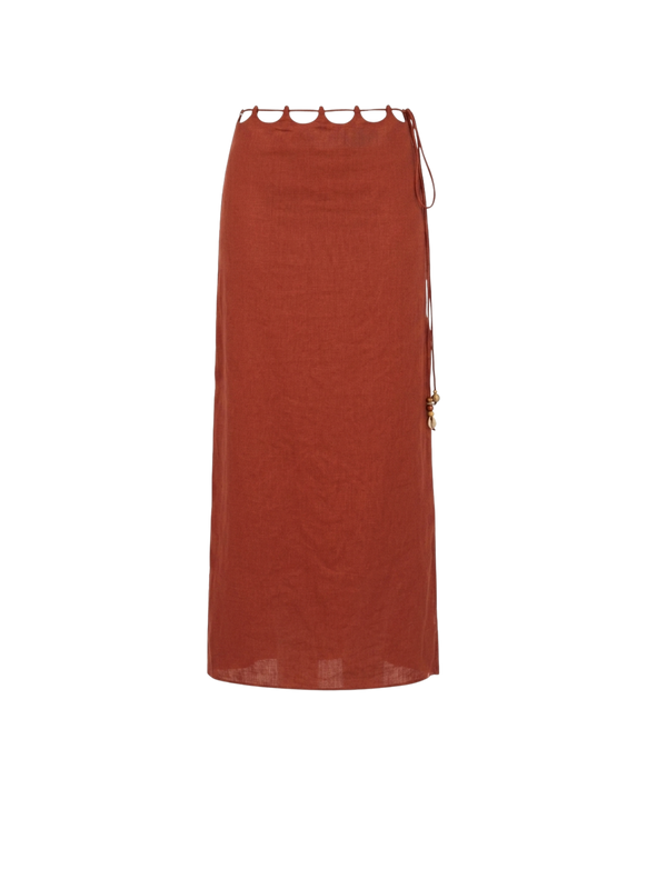CAIRO SKIRT SUNSET ORANGE